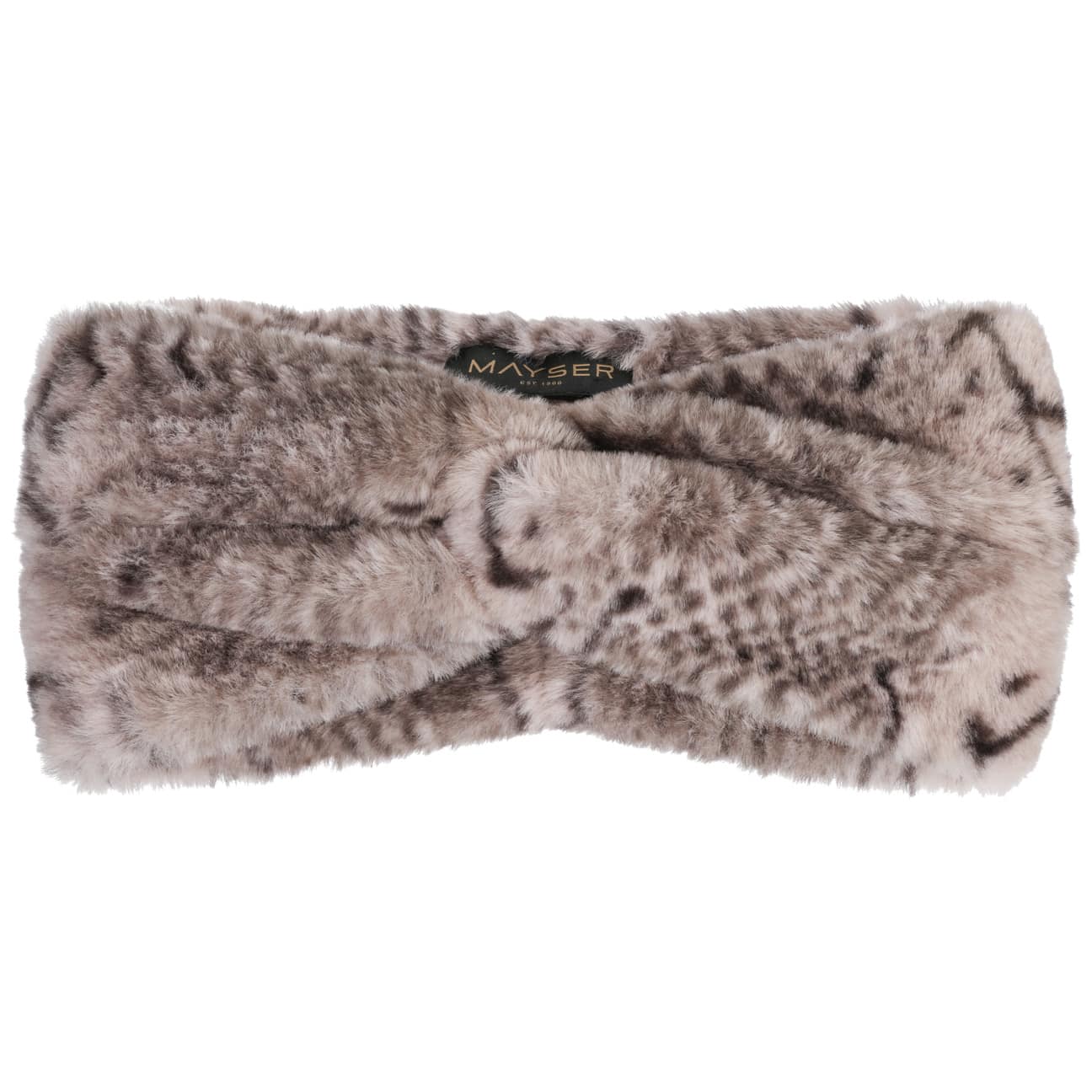 Rita Rose Fake Fur Headband rosa 