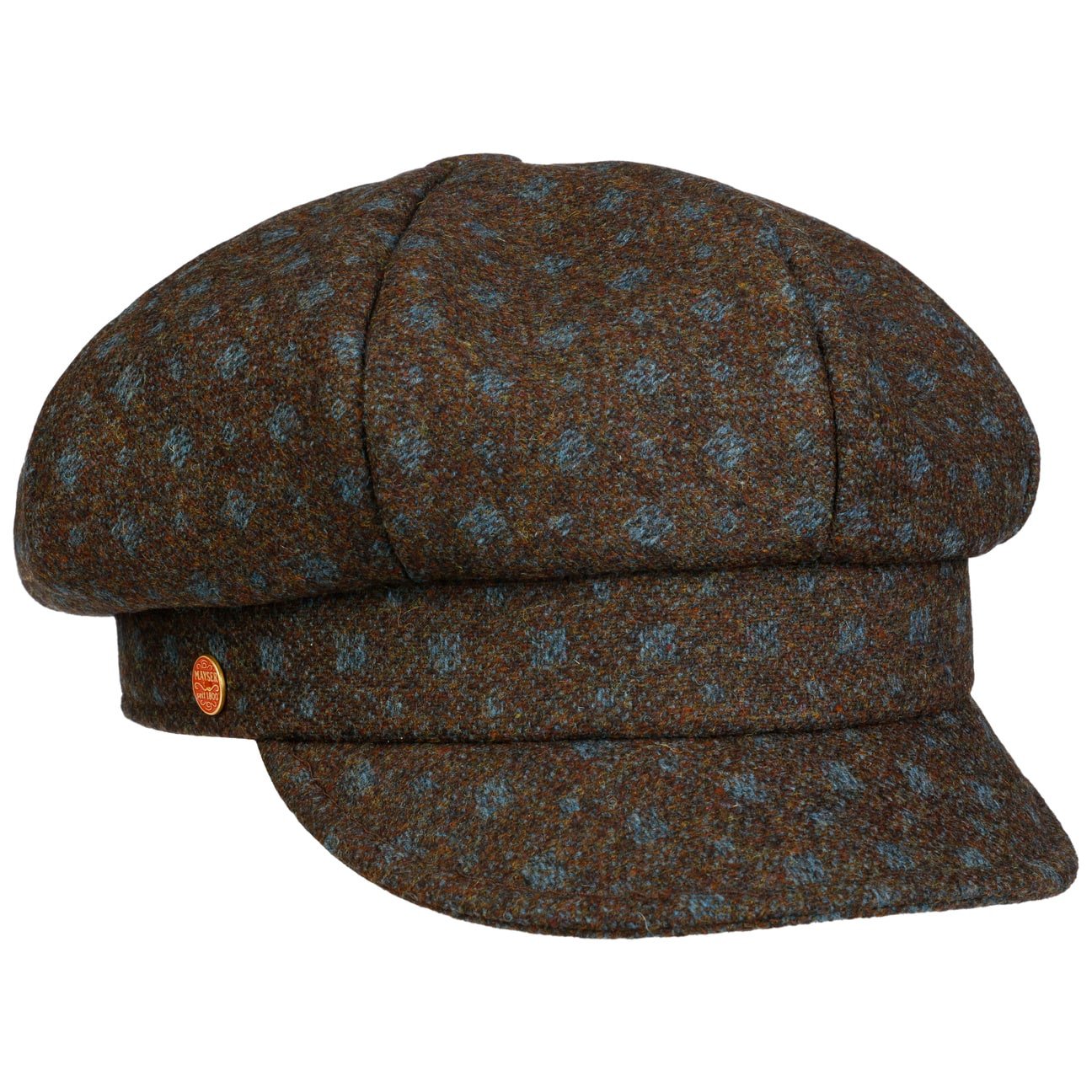 Cia Color Dots tidningspojkekeps braun 