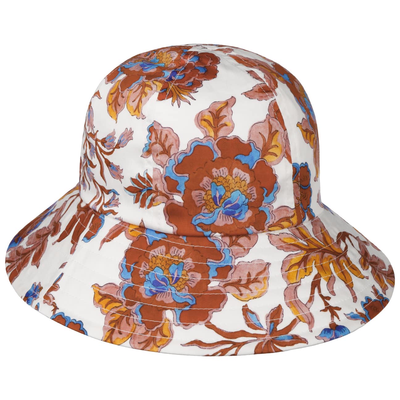 Chapeau en tissu Ruth Tropez weiß-rot 