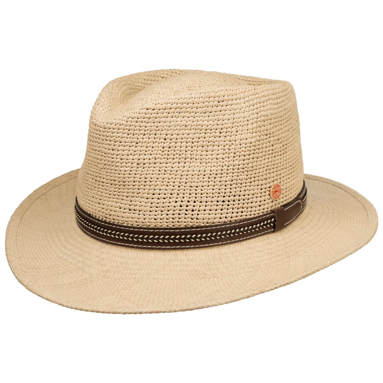 Chapeau Panama au crochet Bradley natur 