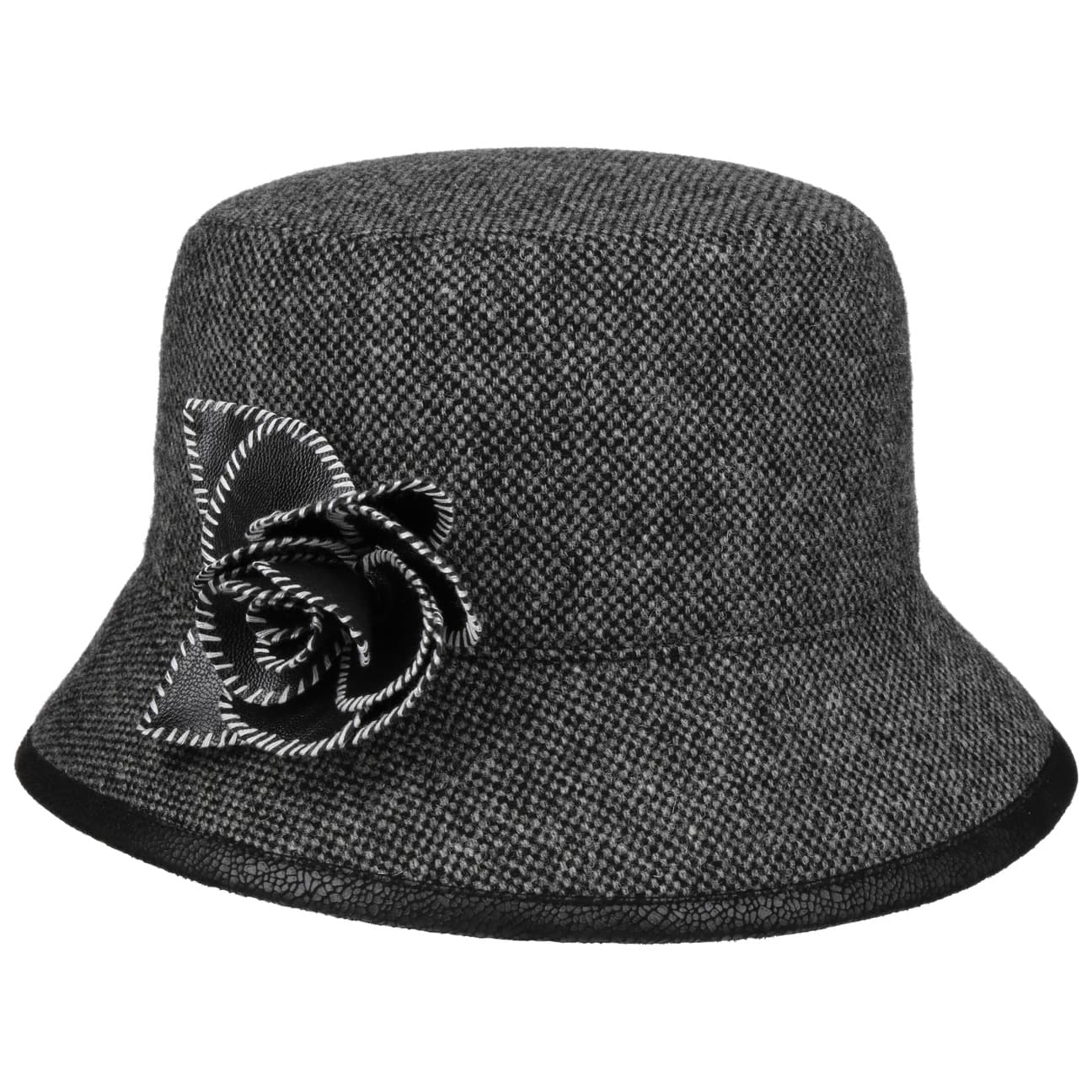 Bonnet en laine Ella grau 