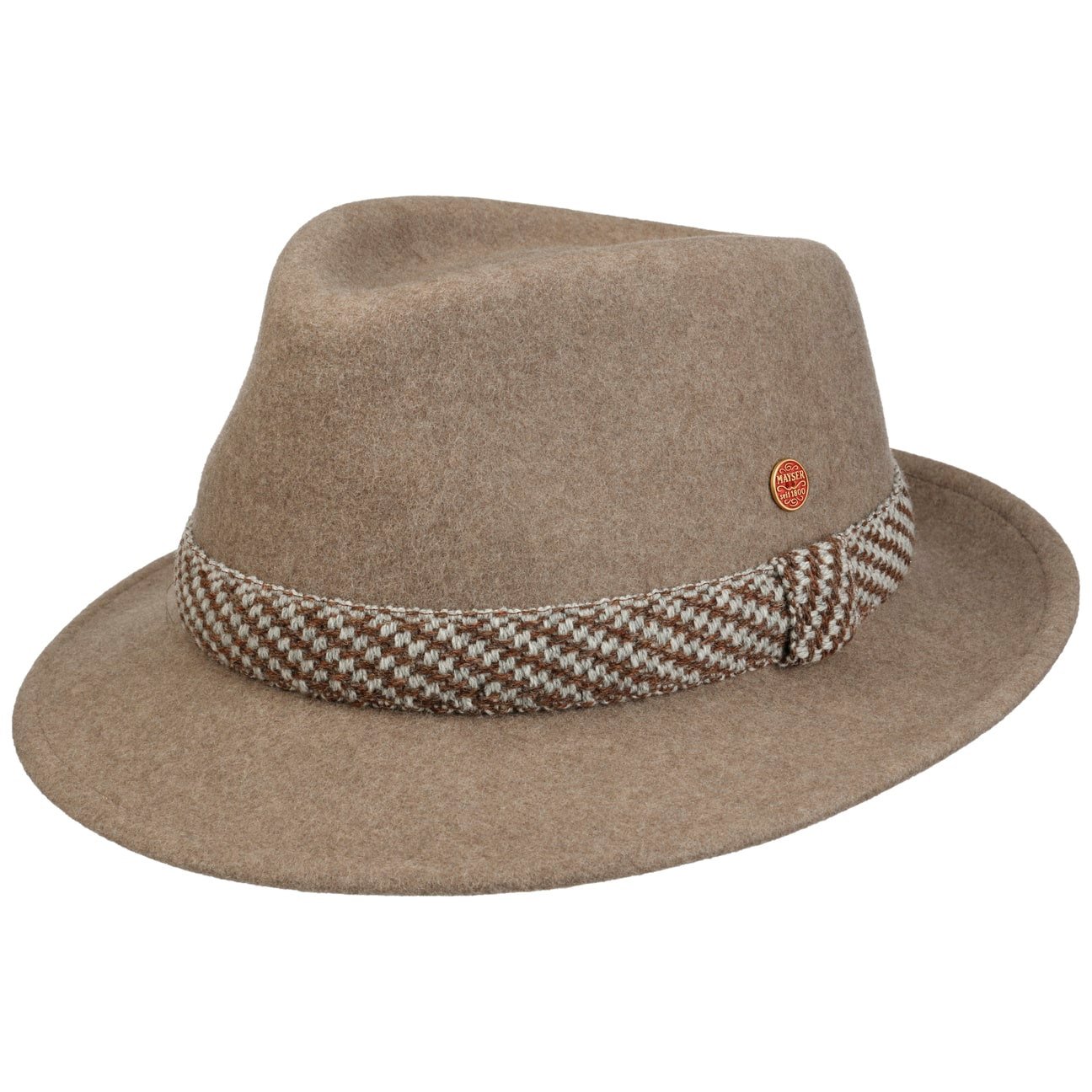 New Maleo Trilby Wool Hat beige 