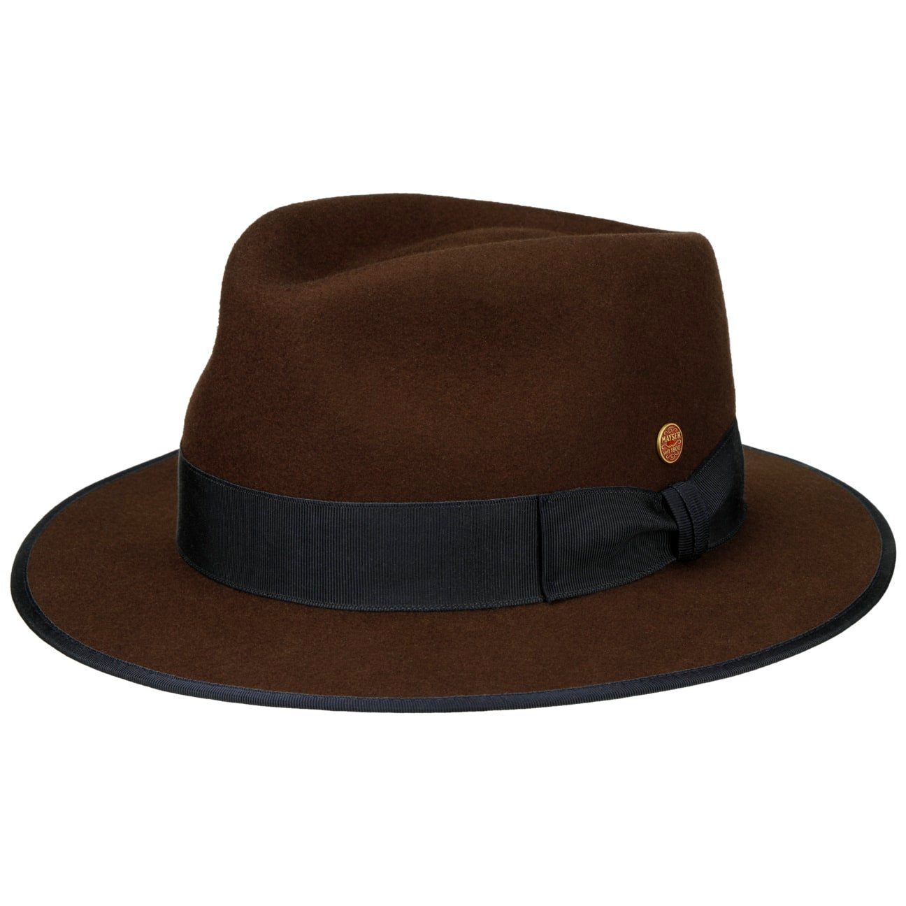 Le bonnet en laine de Julien dunkelbraun 