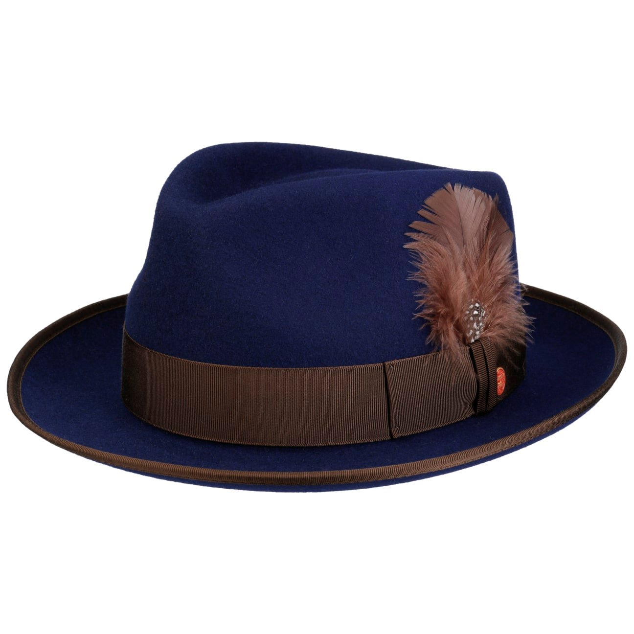 Bonnet en laine Janne's Player dunkelblau 