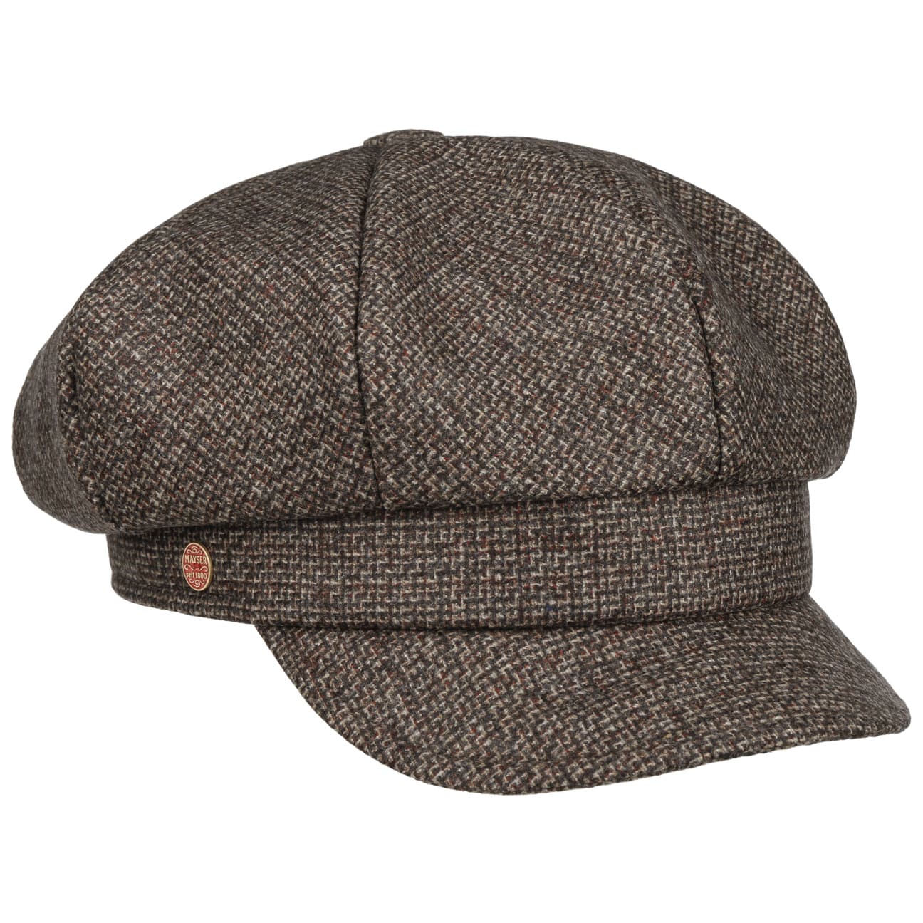 Cia Classic Tweed Newsboy Pet braun 