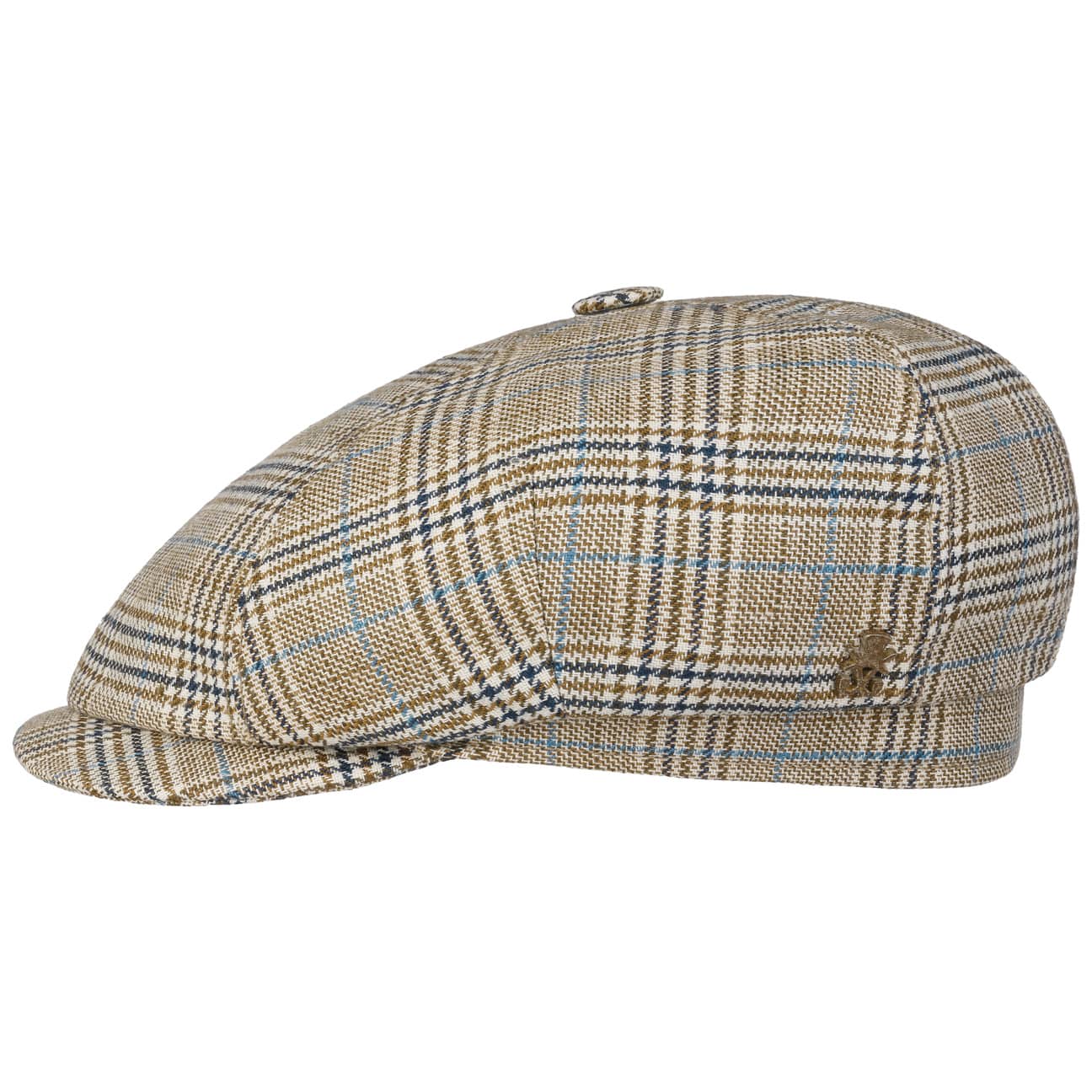 EMIL SUMBRE CHECK FLATCAP ZECHBAUER beige 