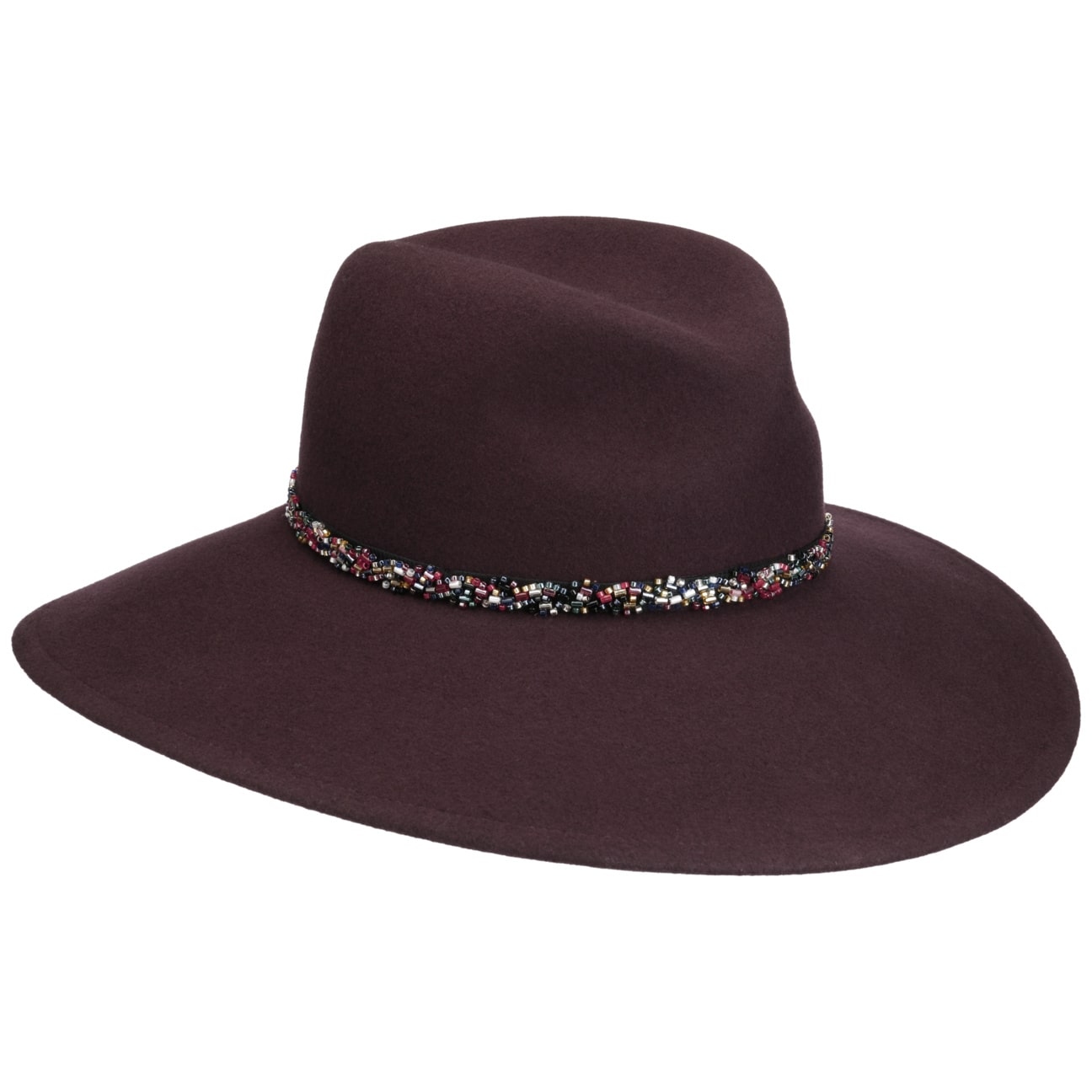 Hilary Wool Schlapphut pflaume 