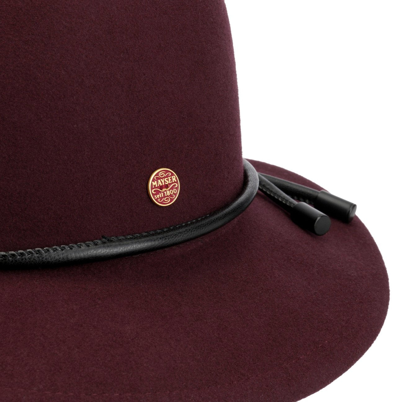 Pita Wollhut mit Kaschmir bordeaux 3