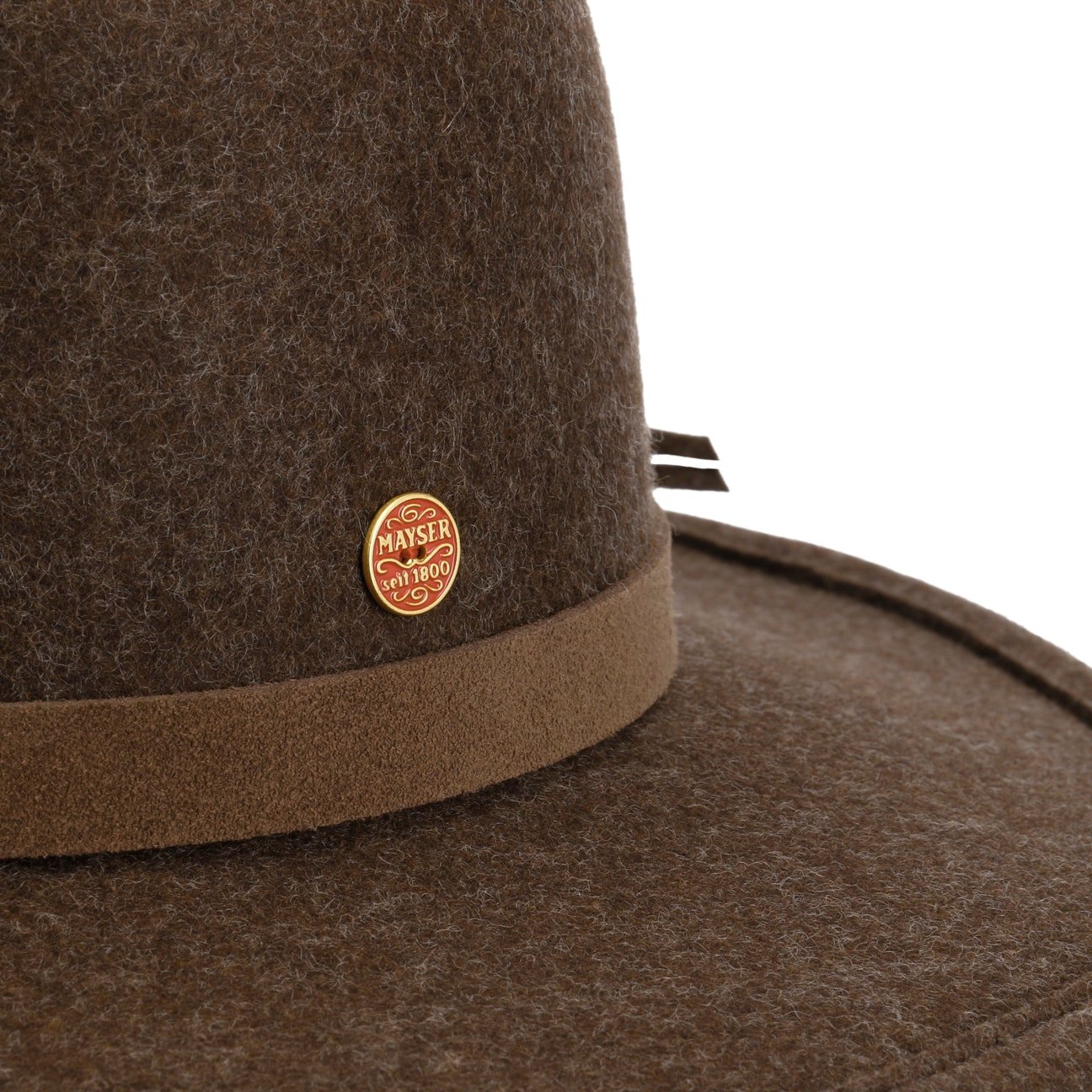 Leo Trekking Dameshoed braun-meliert 4