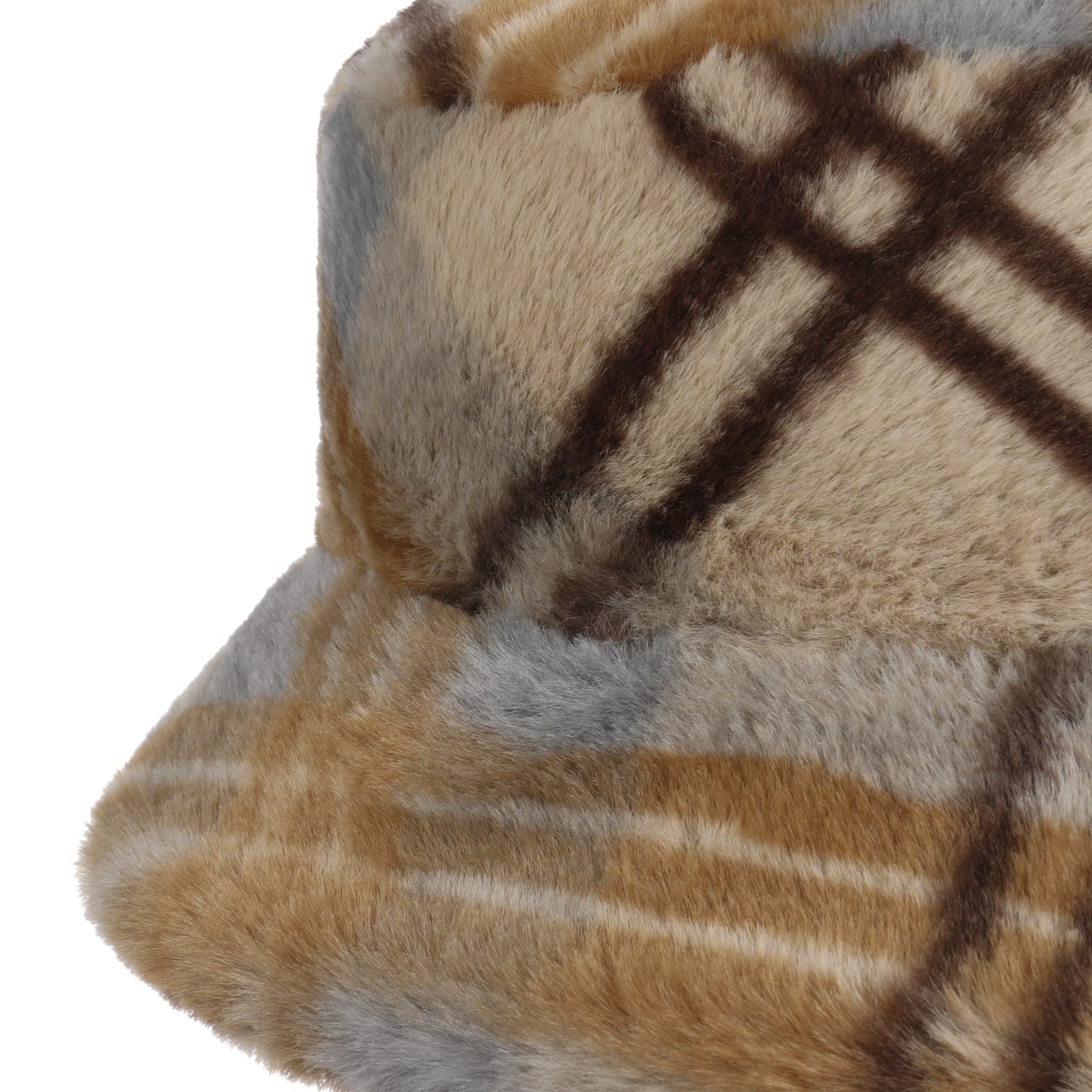 Philippa Plush Bucket Fabric Hat beige 5