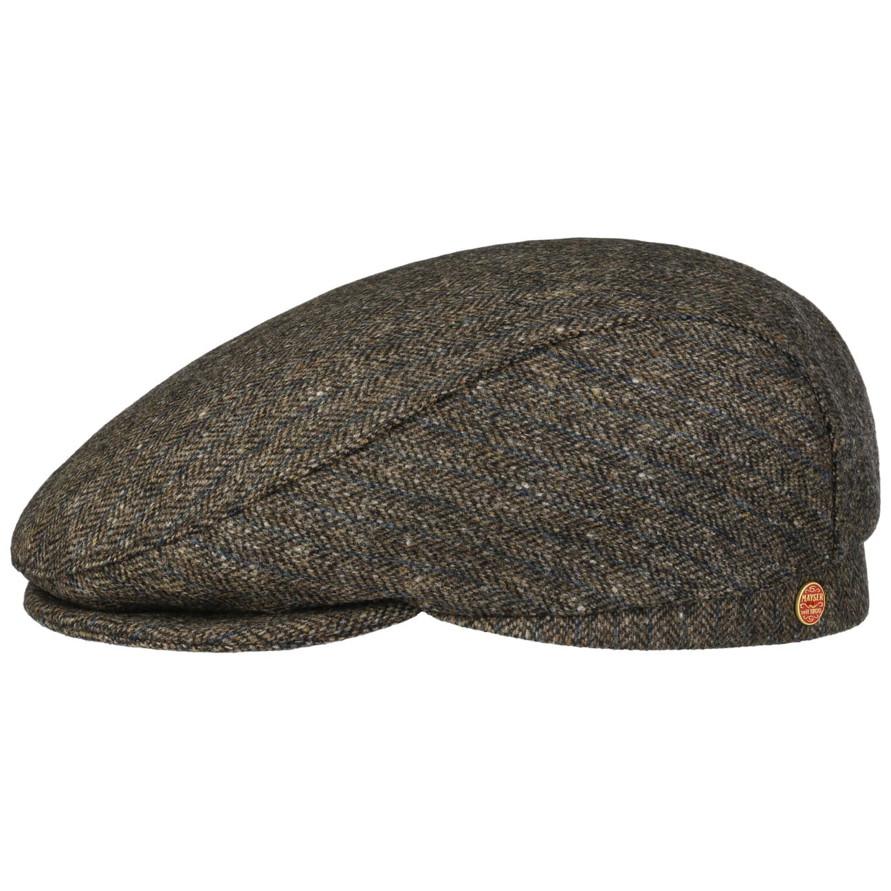 Frankie Soft Merino Flatcap braun 