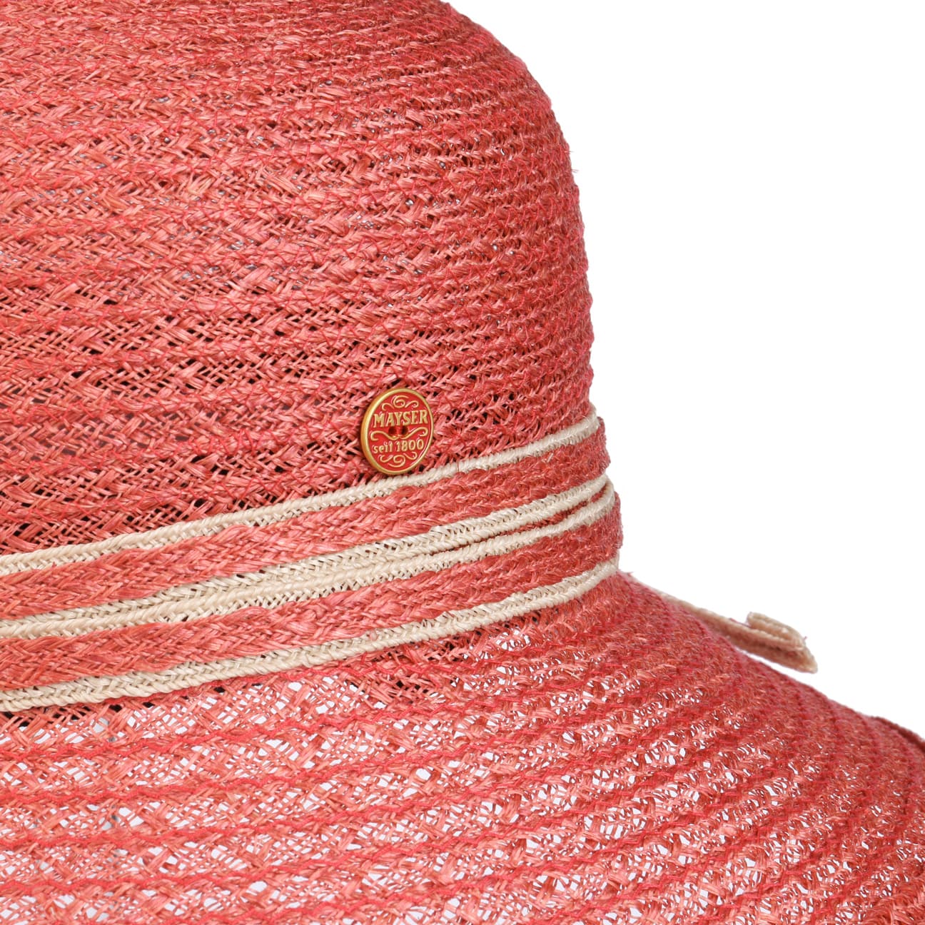 Mandy Varona Hemp Hat koralle 14