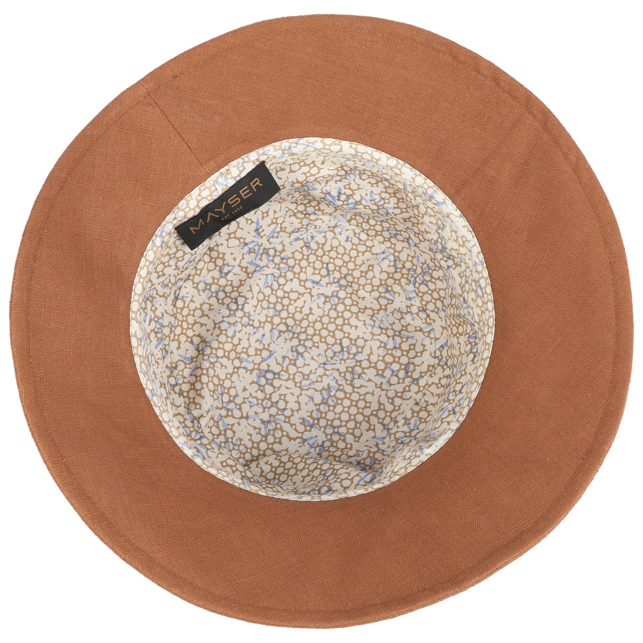 Lavinia Linen Hat braun 3