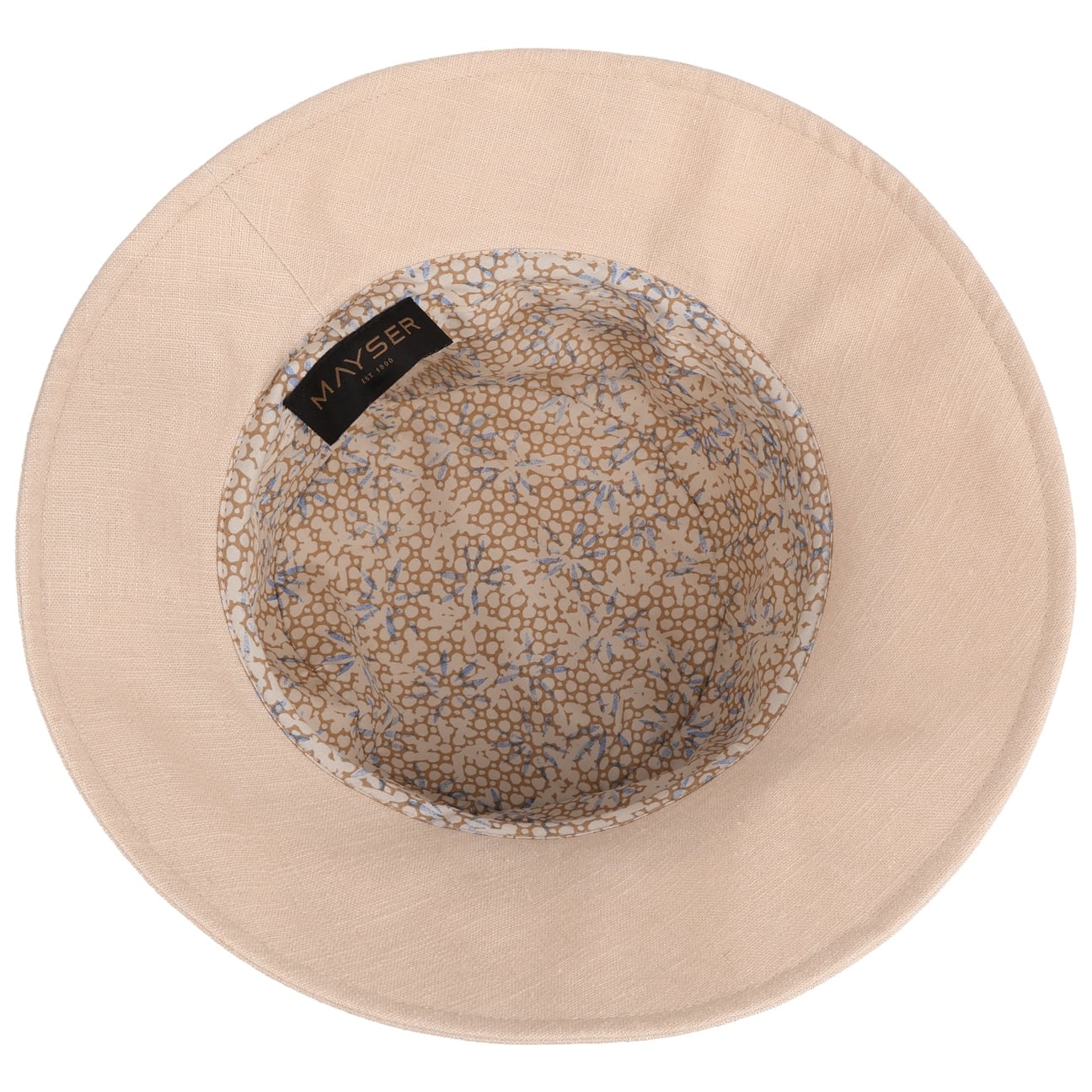 Lavinia Linen Hat hellbeige 8