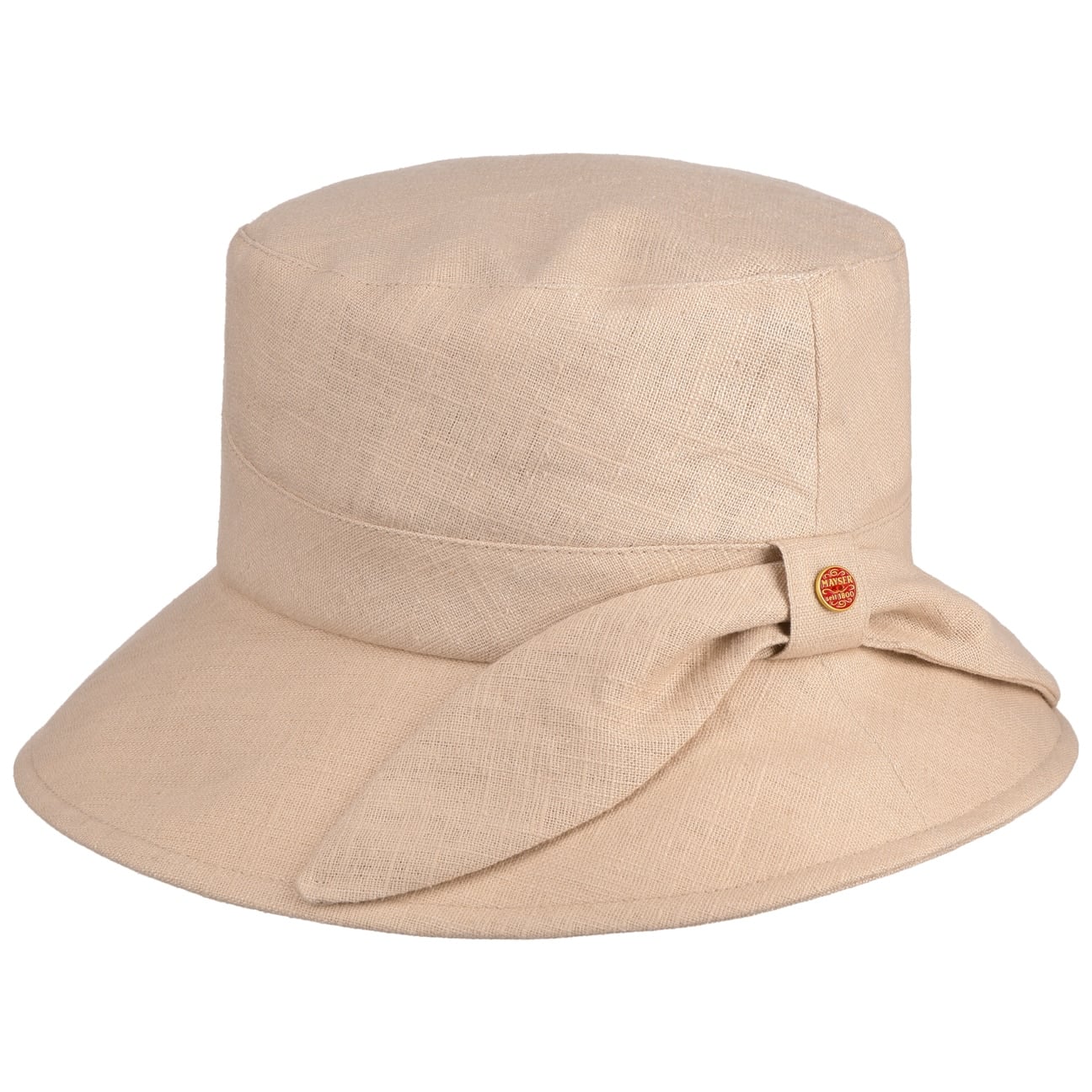 Lavinia Linen Hat hellbeige 9