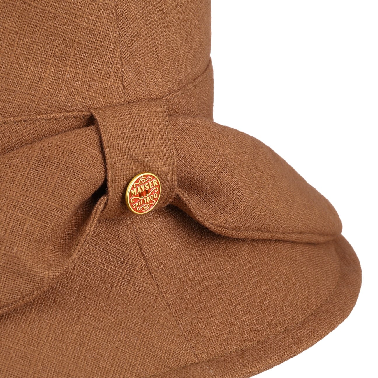 Lavinia Linen Hat braun 5