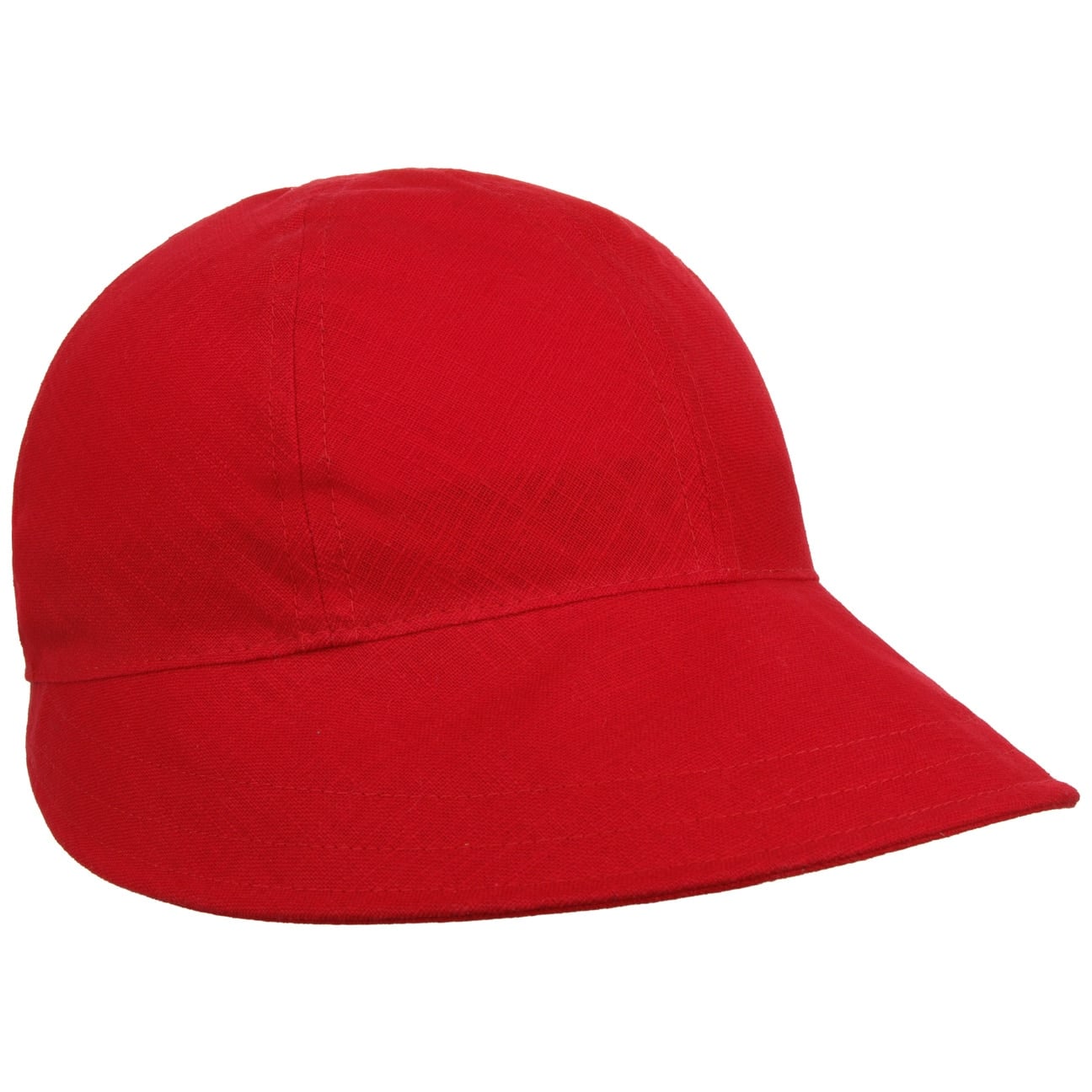 Lilly Stripes Leinen Baumwolle Visor rot 3