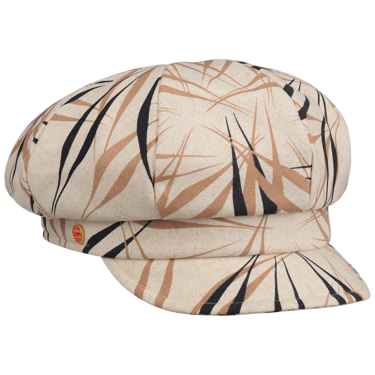Anja Floral Ballonmütze beige 