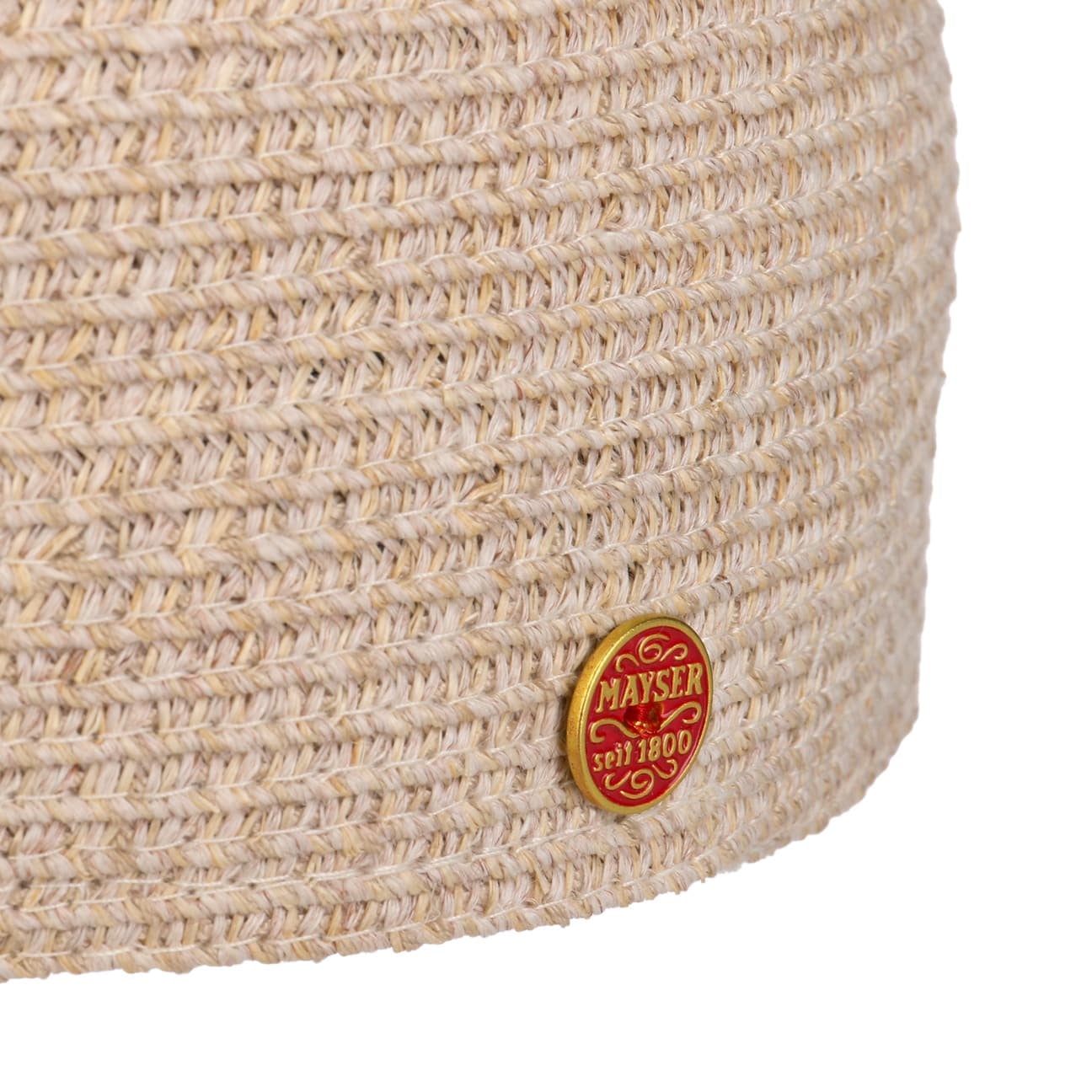 Dan Leinen-Hanf-Mix Flatcap cremeweiß 6