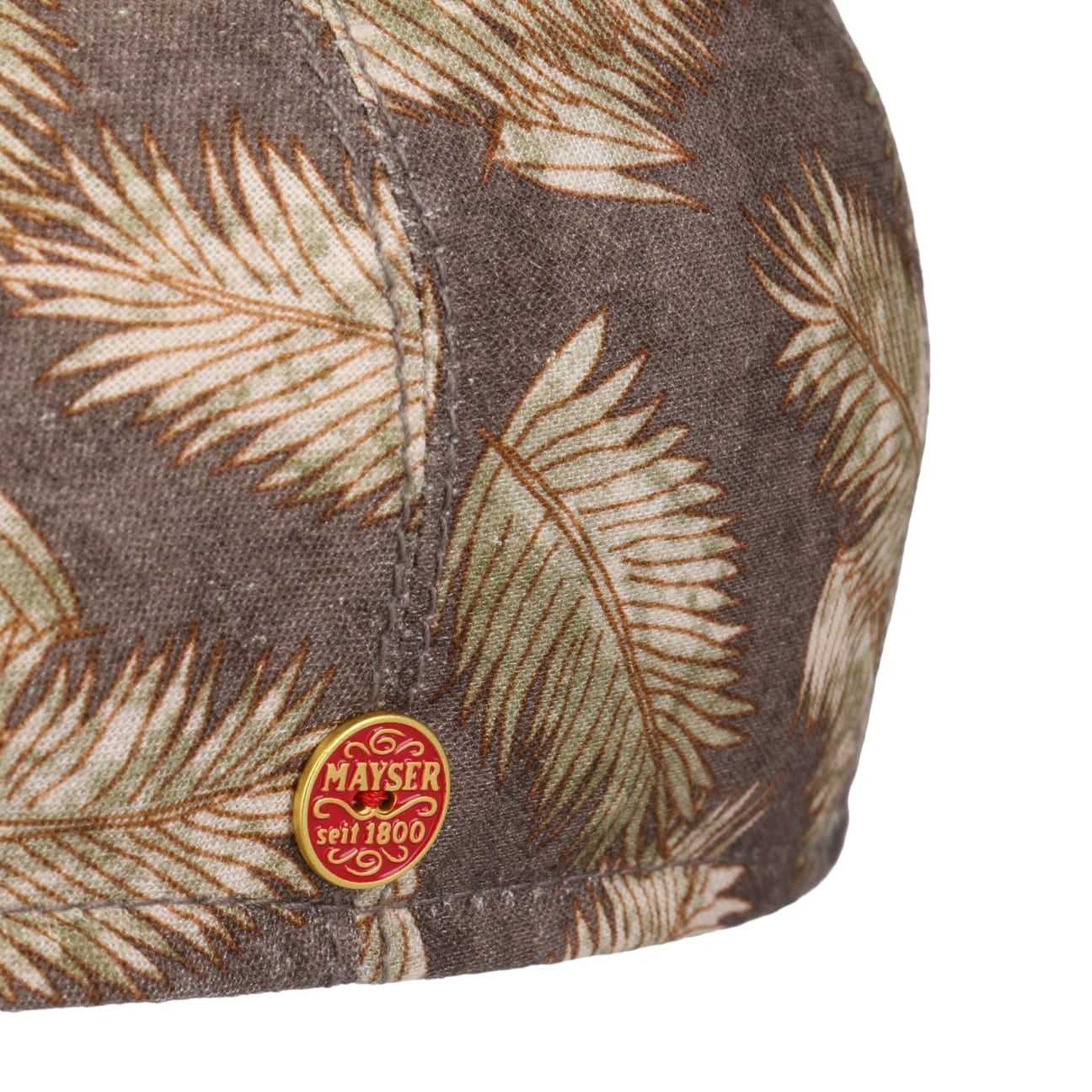 Sidney Leaf Flat Cap taupe 6