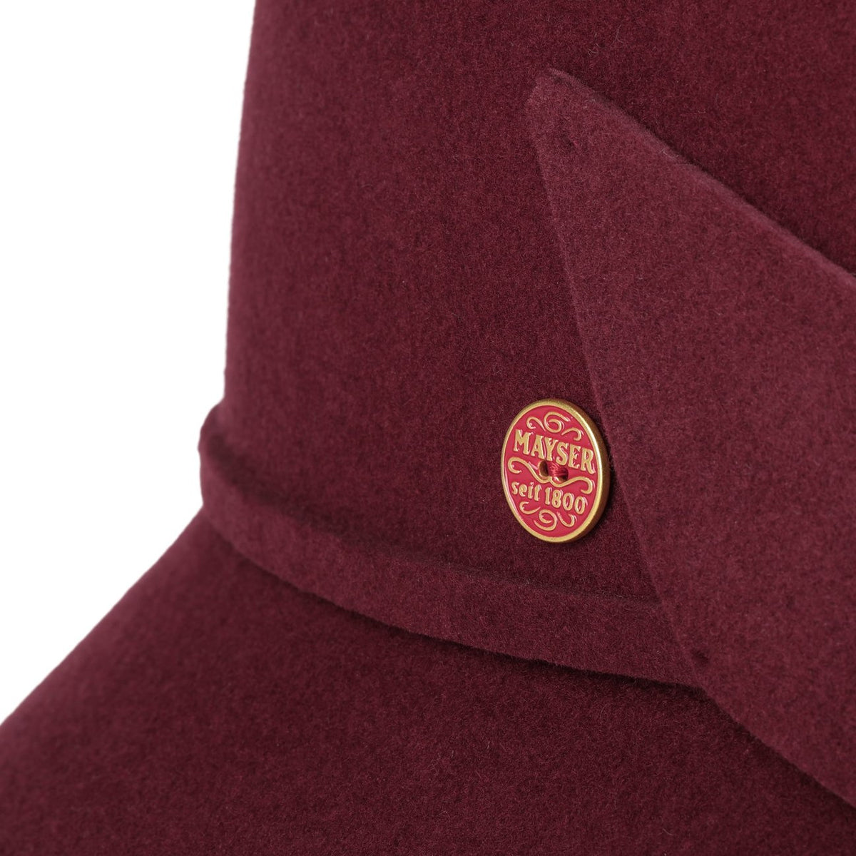 Perry Cashmere Wollhut bordeaux 4