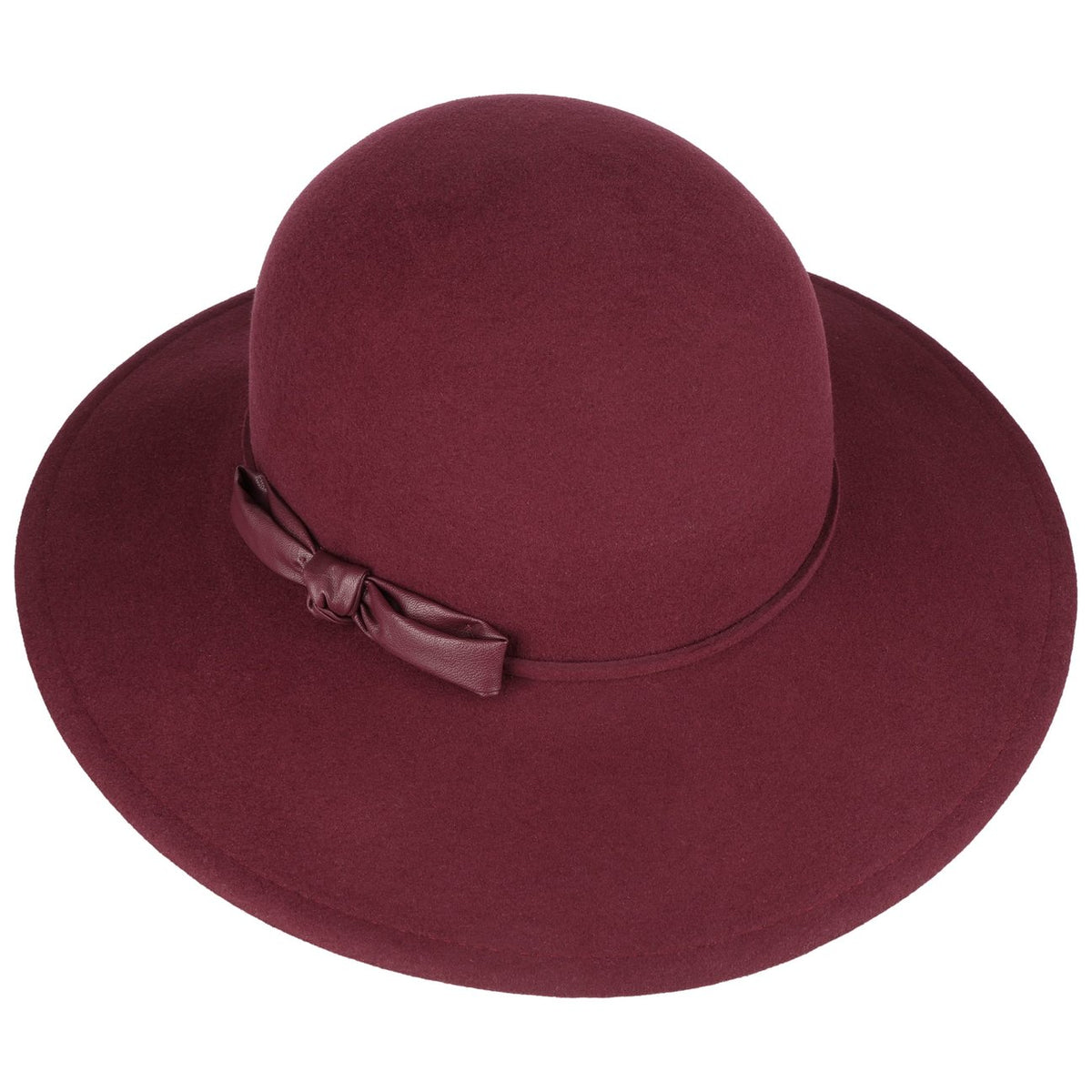 Paola Cashmere Wollhut bordeaux 2