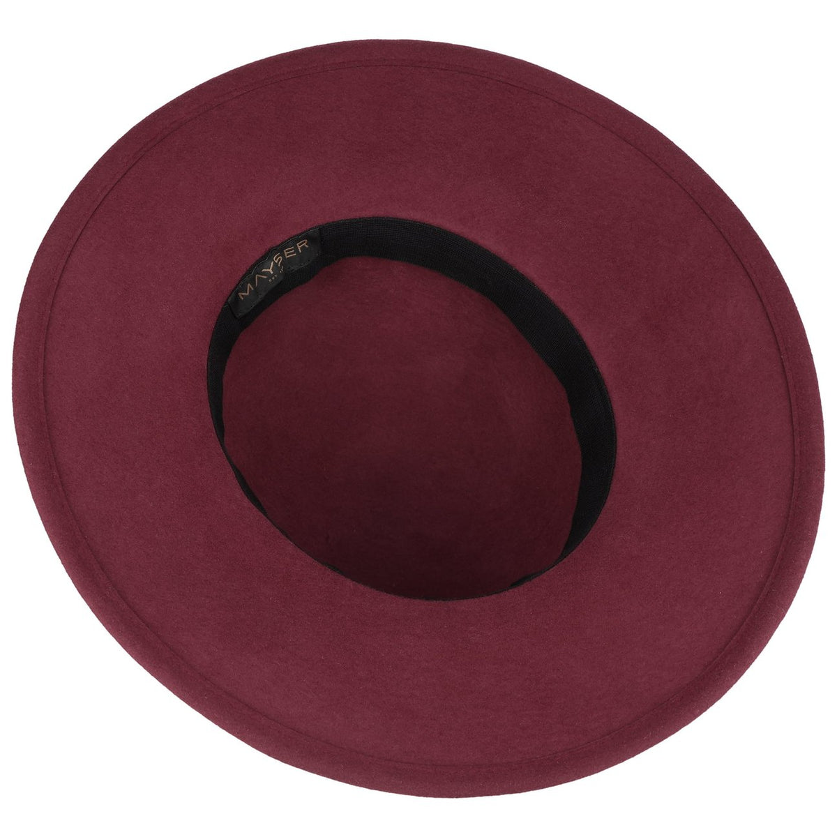 Paola Cashmere Wollhut bordeaux 3