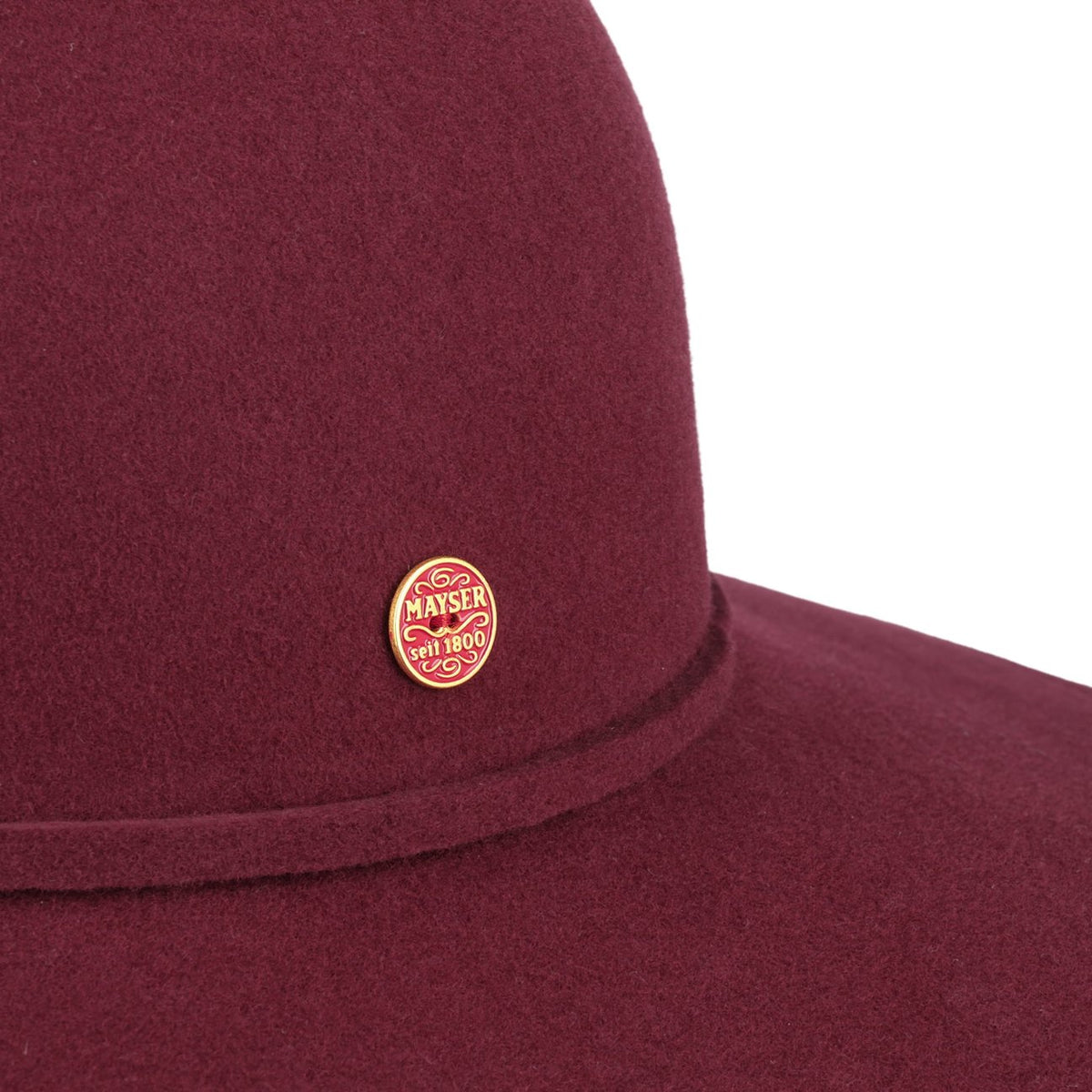 Paola Cashmere Wollhut bordeaux 4