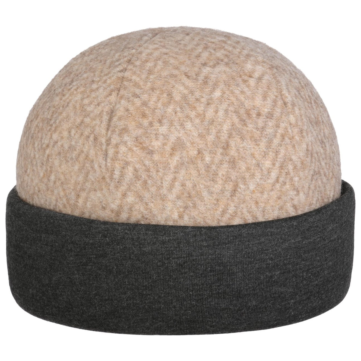 Maleen Damenmütze beige-grau 1