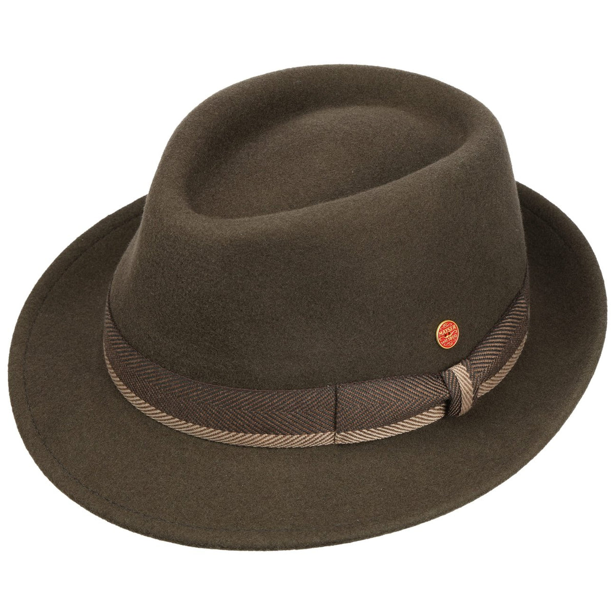 Troy Trilby Wollhut taupe 2