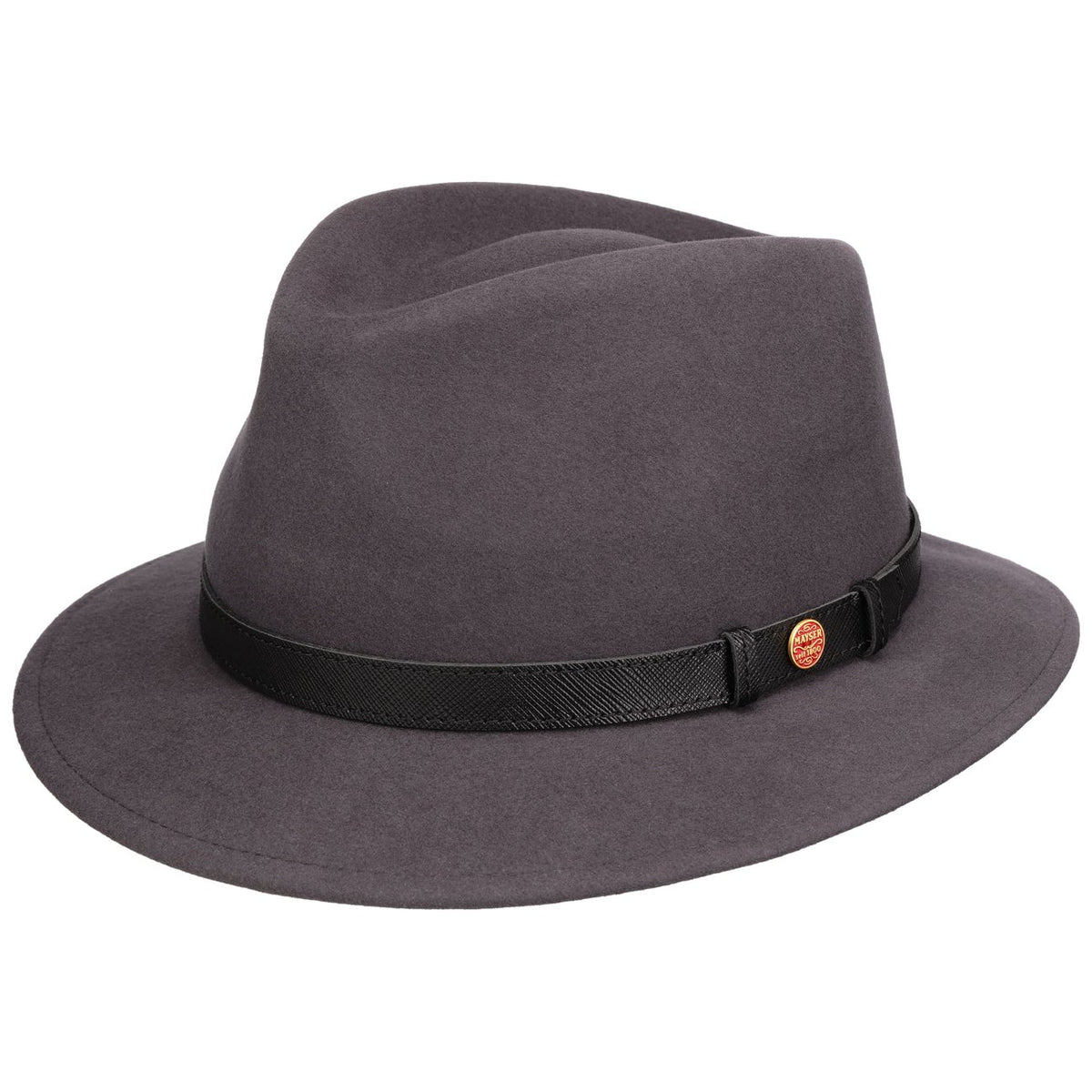 Bilbao Soft Wollhut mit Kaschmir grau 1