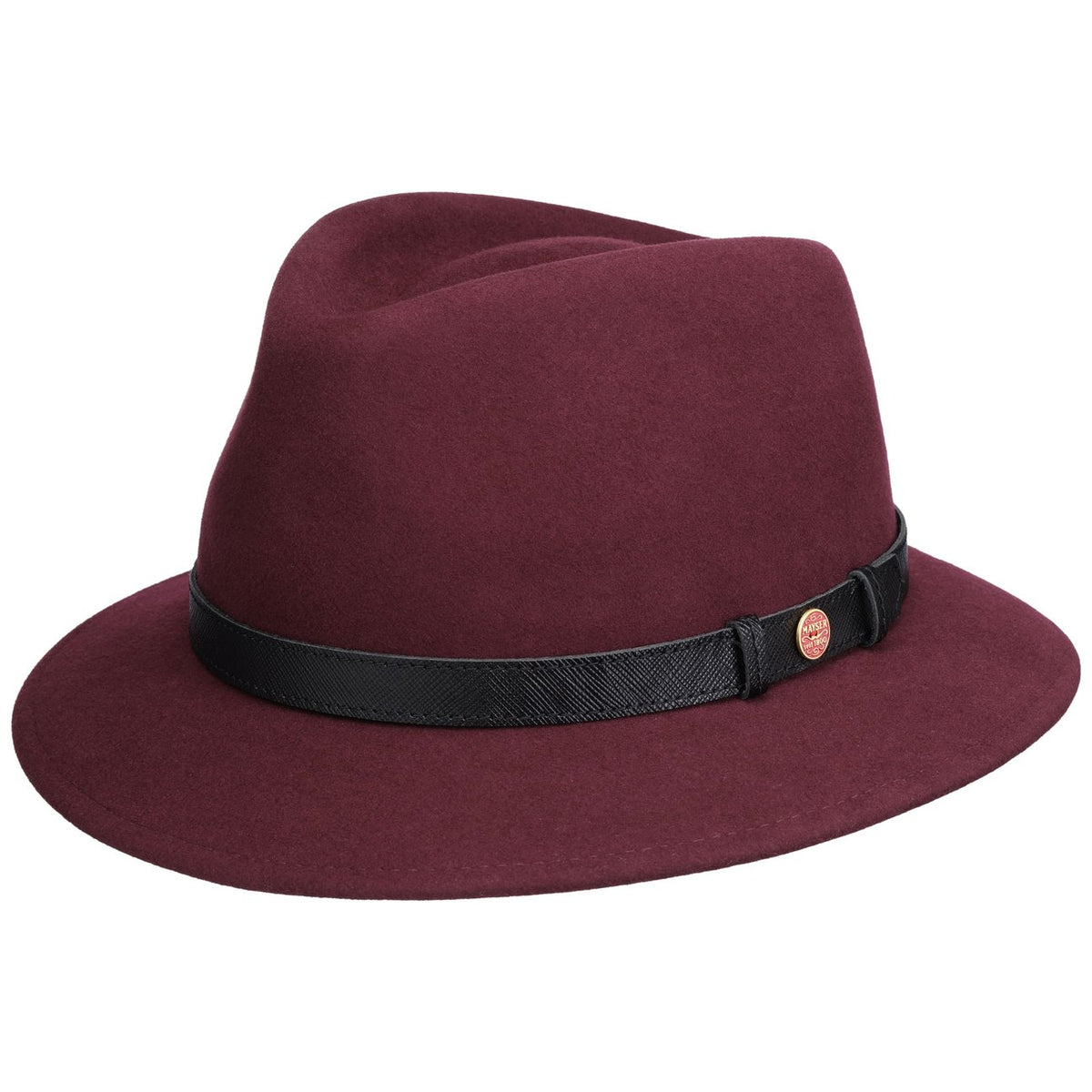 Bilbao Soft Wollhut mit Kaschmir bordeaux 5