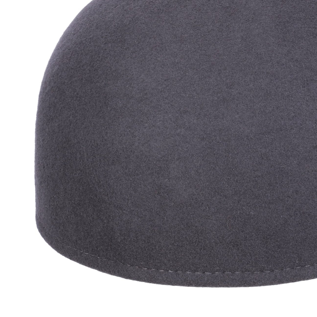 Wool Cashmere Cap mit Cordschirm grau 6