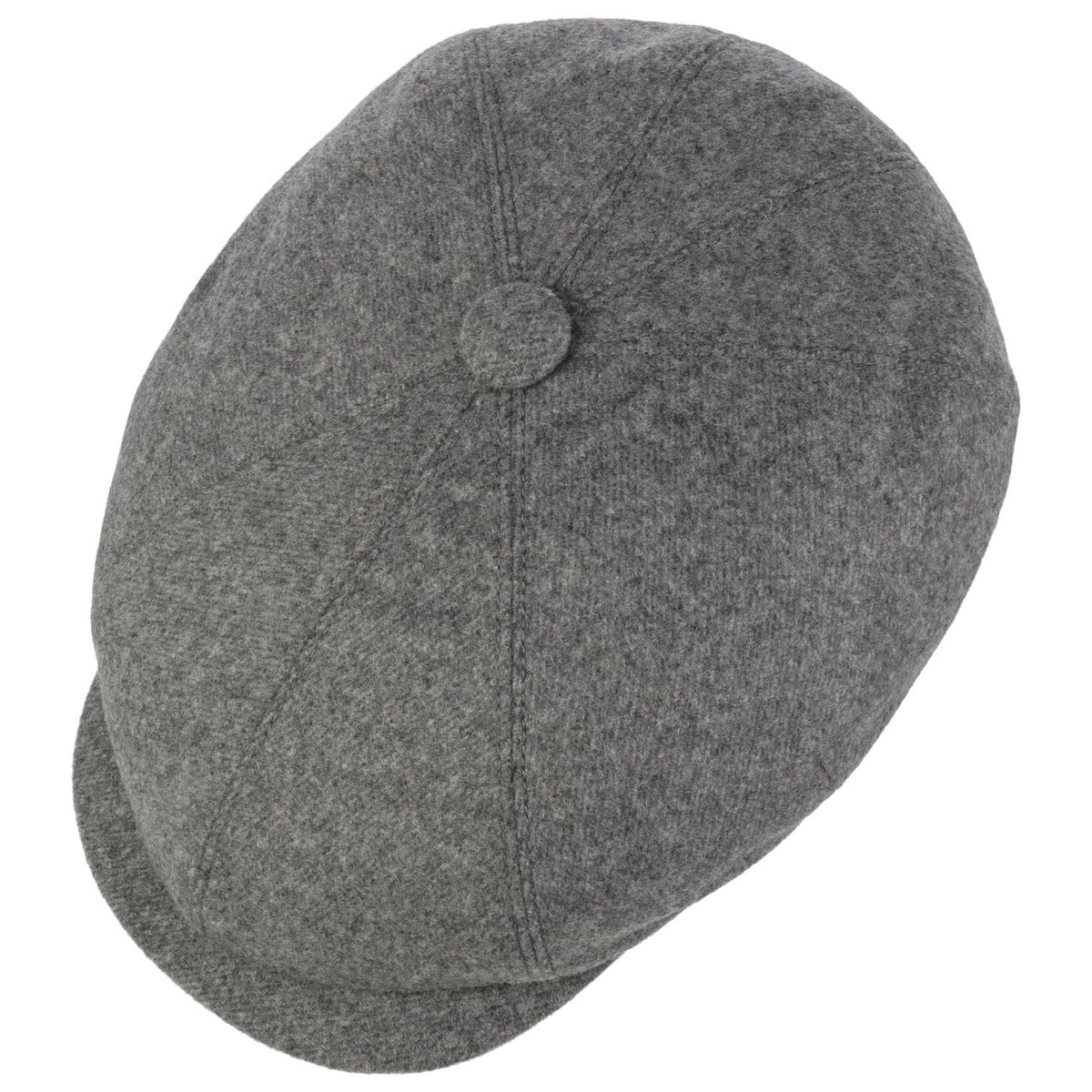 Seven Wool Blend Flatcap grau 2