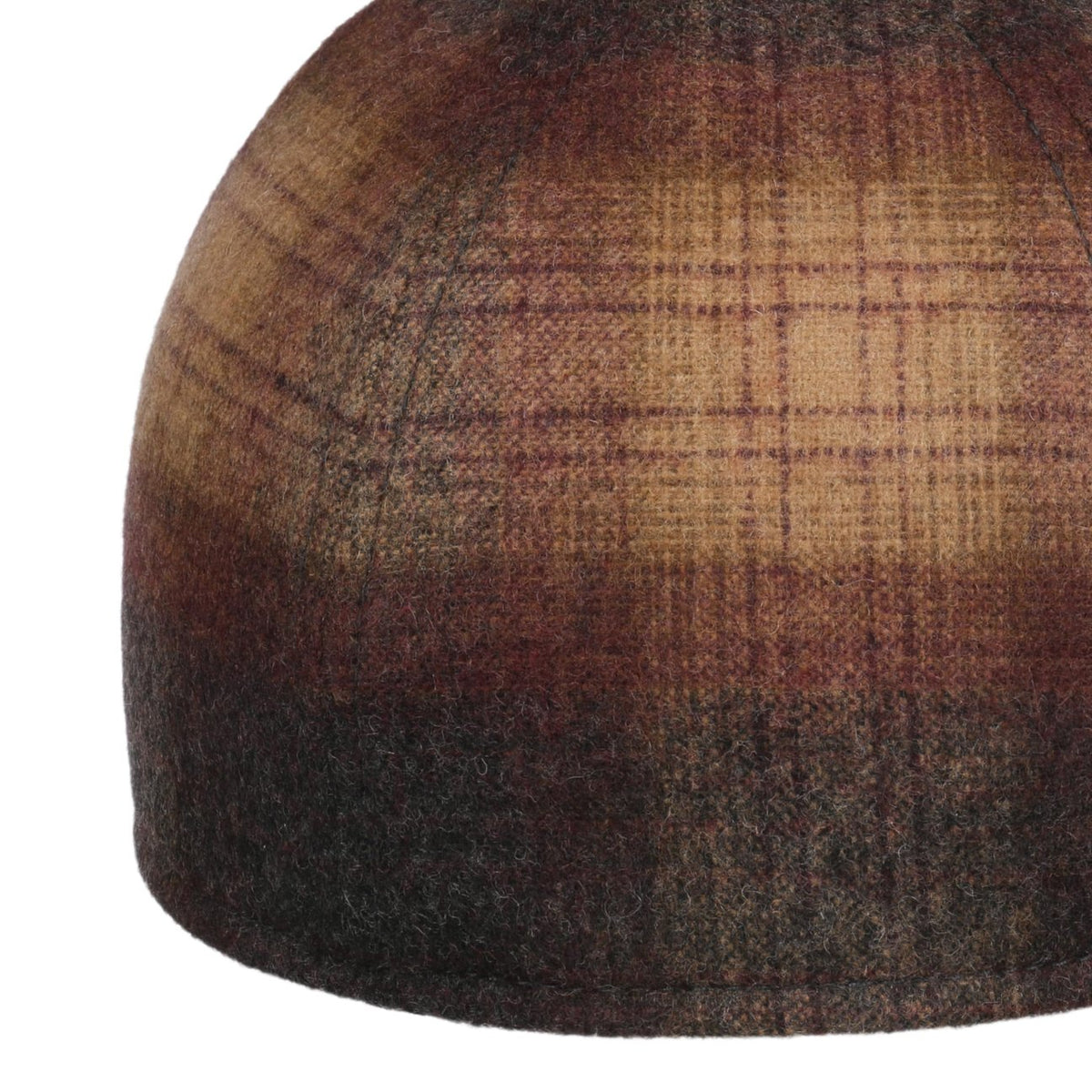 Lars Fading Check Cap camel 4