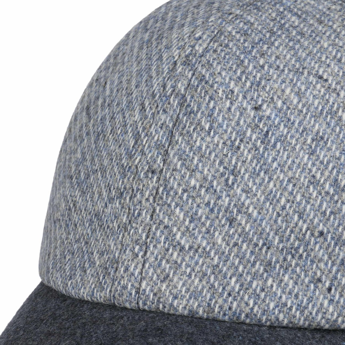 Lars Merino Cap grau-blau 5