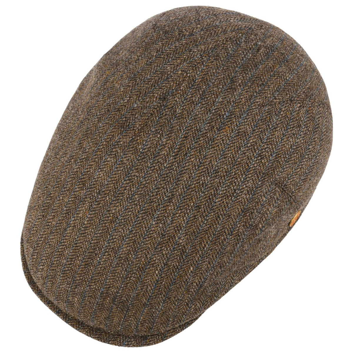 Sidney Brit Chic Merino Flatcap braun 8