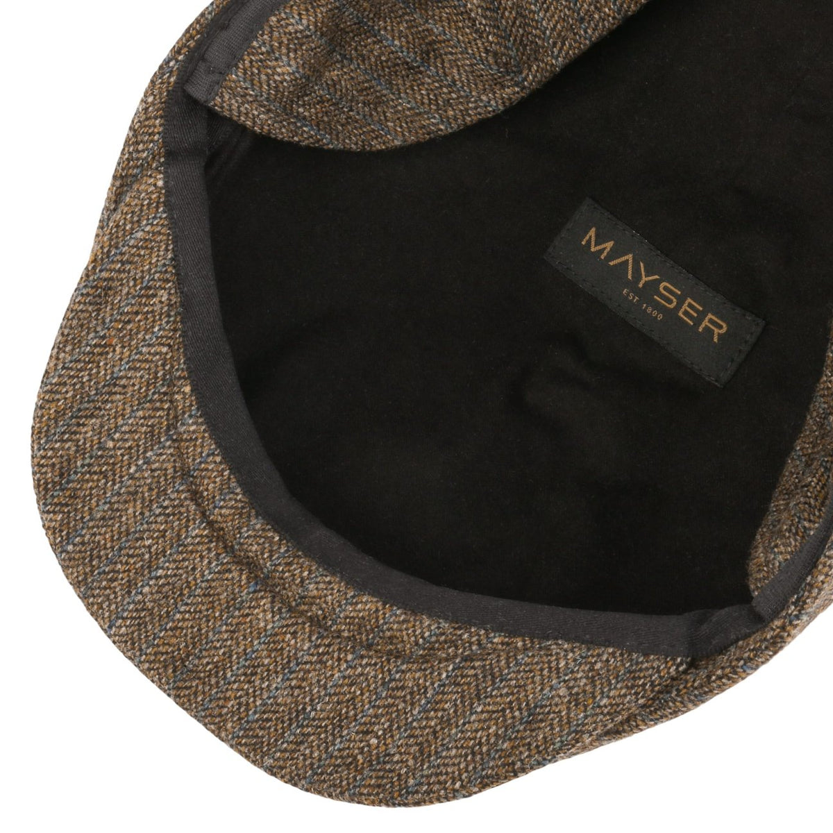 Sidney Brit Chic Merino Flatcap braun 9