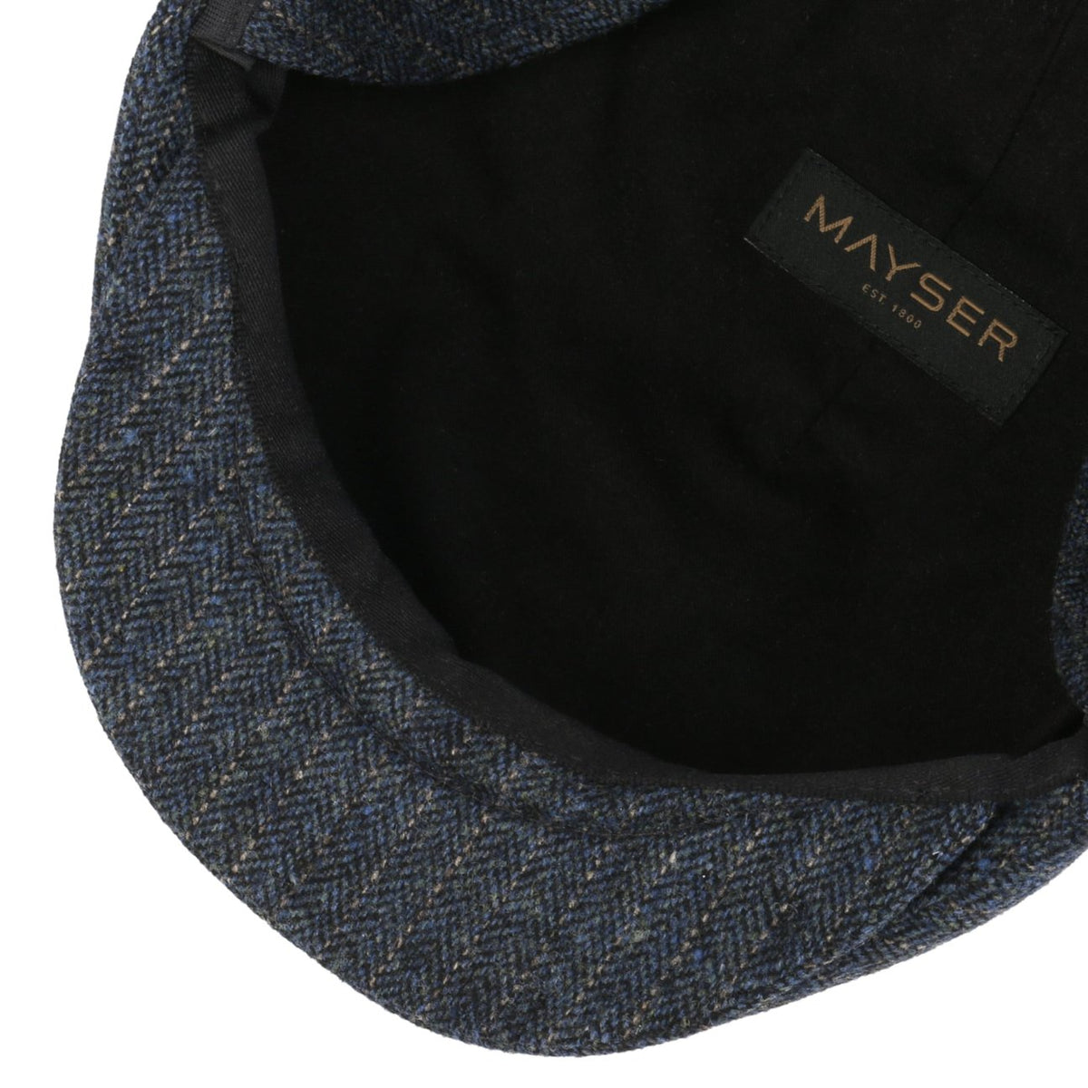 Sidney Brit Chic Merino Flatcap blau 3