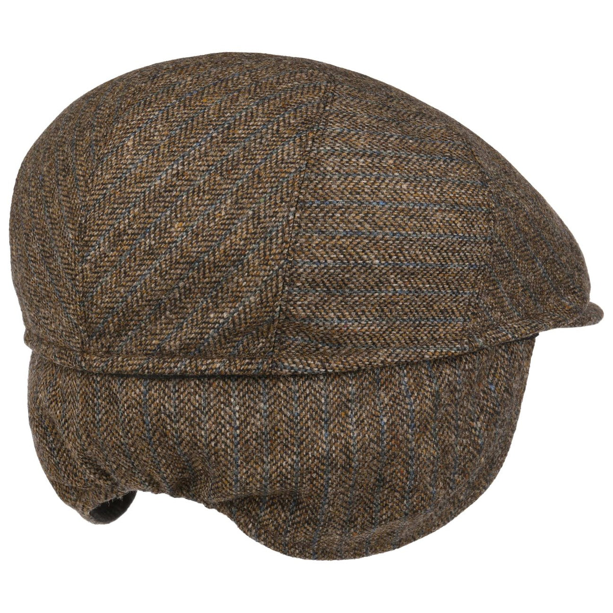 Sidney Brit Chic Merino Flatcap braun 10
