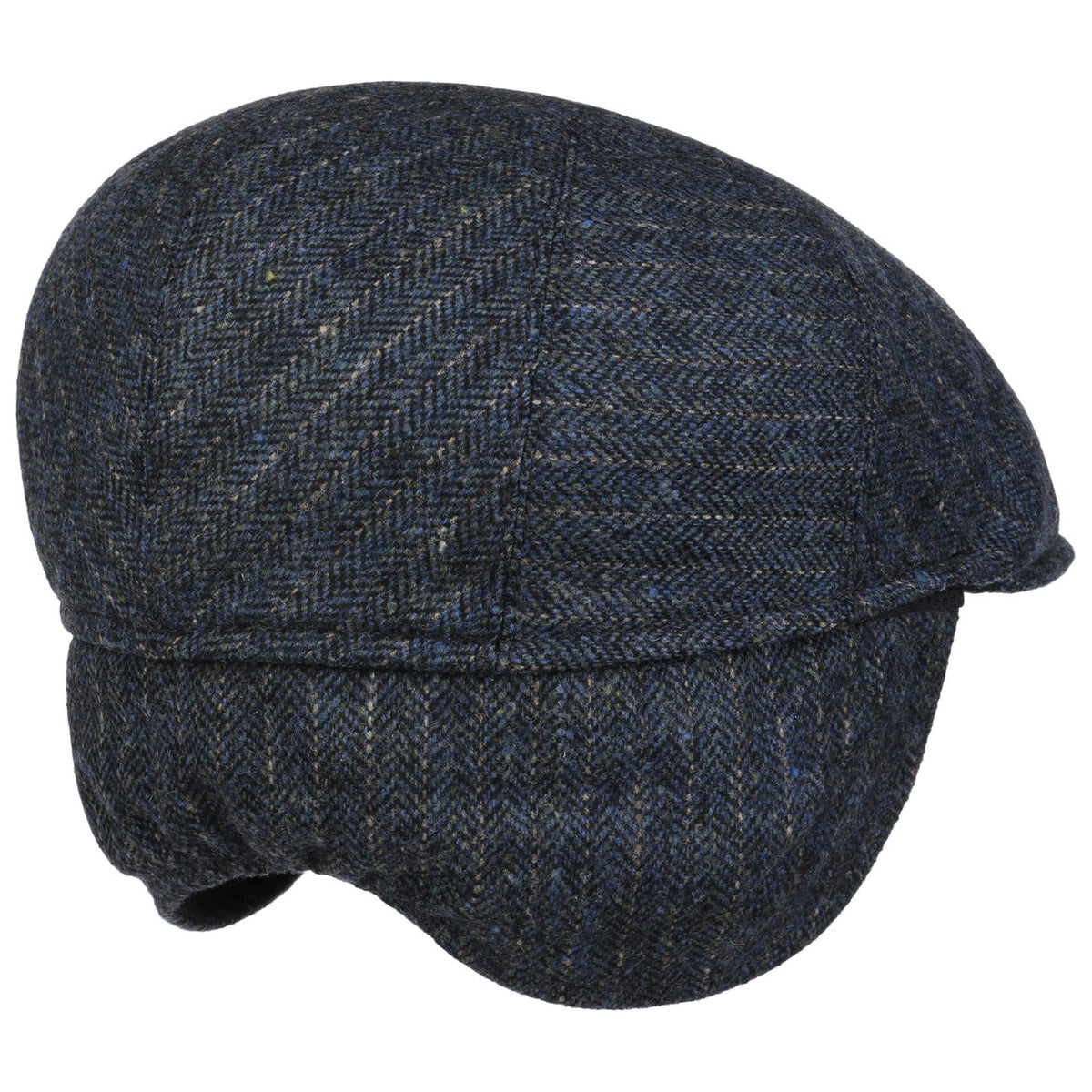 Sidney Brit Chic Merino Flatcap blau 4