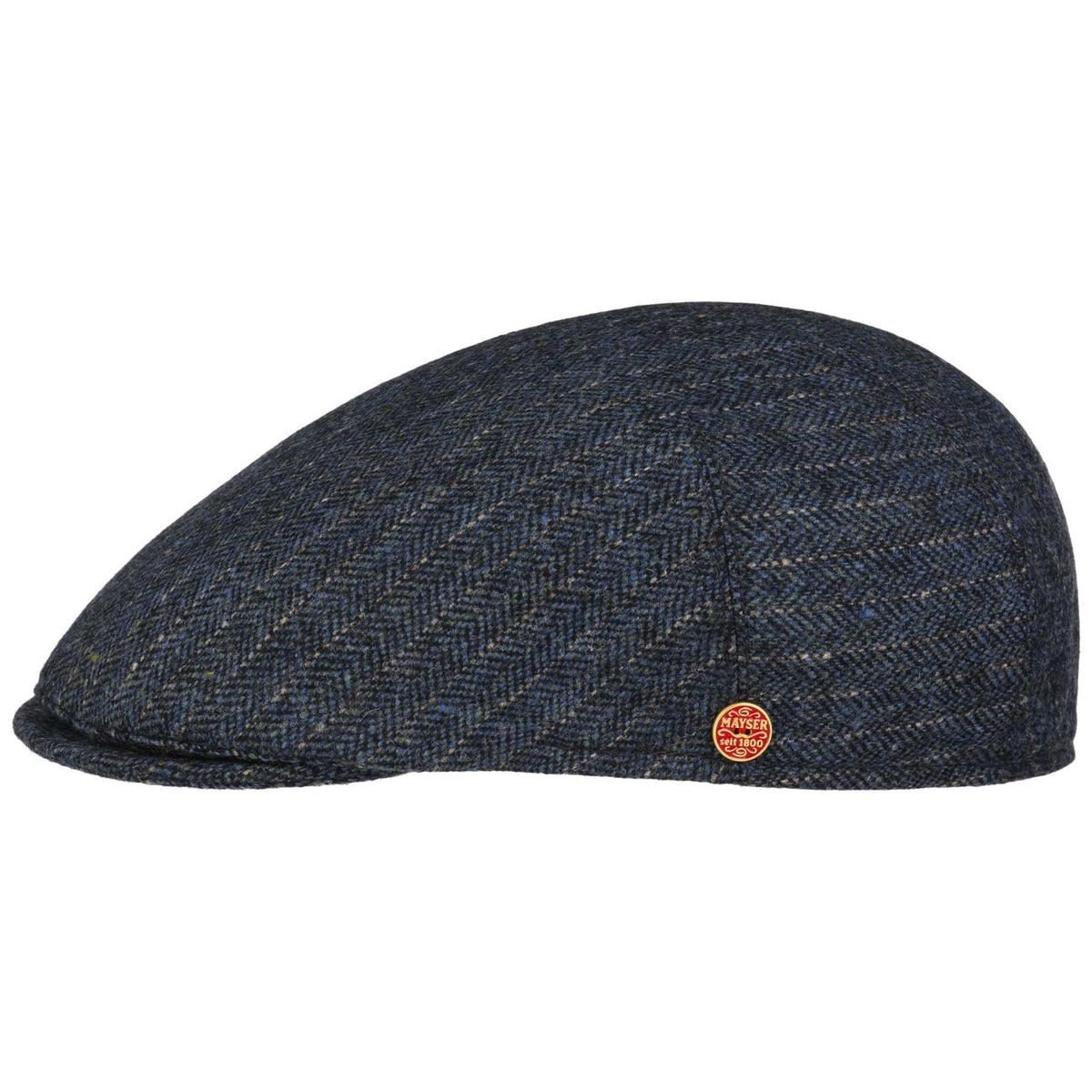 Sidney Brit Chic Merino Flatcap blau 6