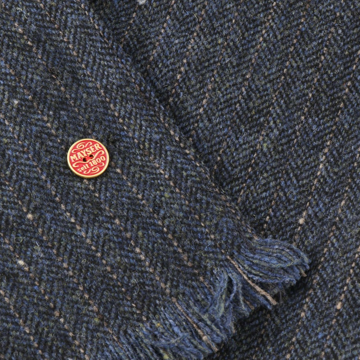 Brit Chic Merino Wollschal blau 2