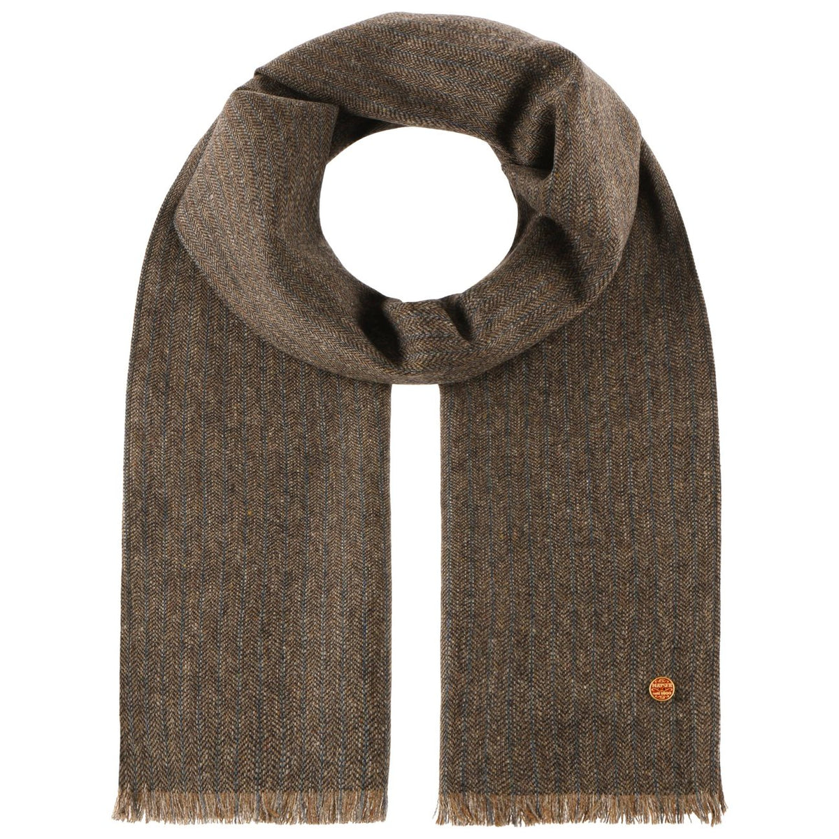 Brit Chic Merino Wollschal braun 4