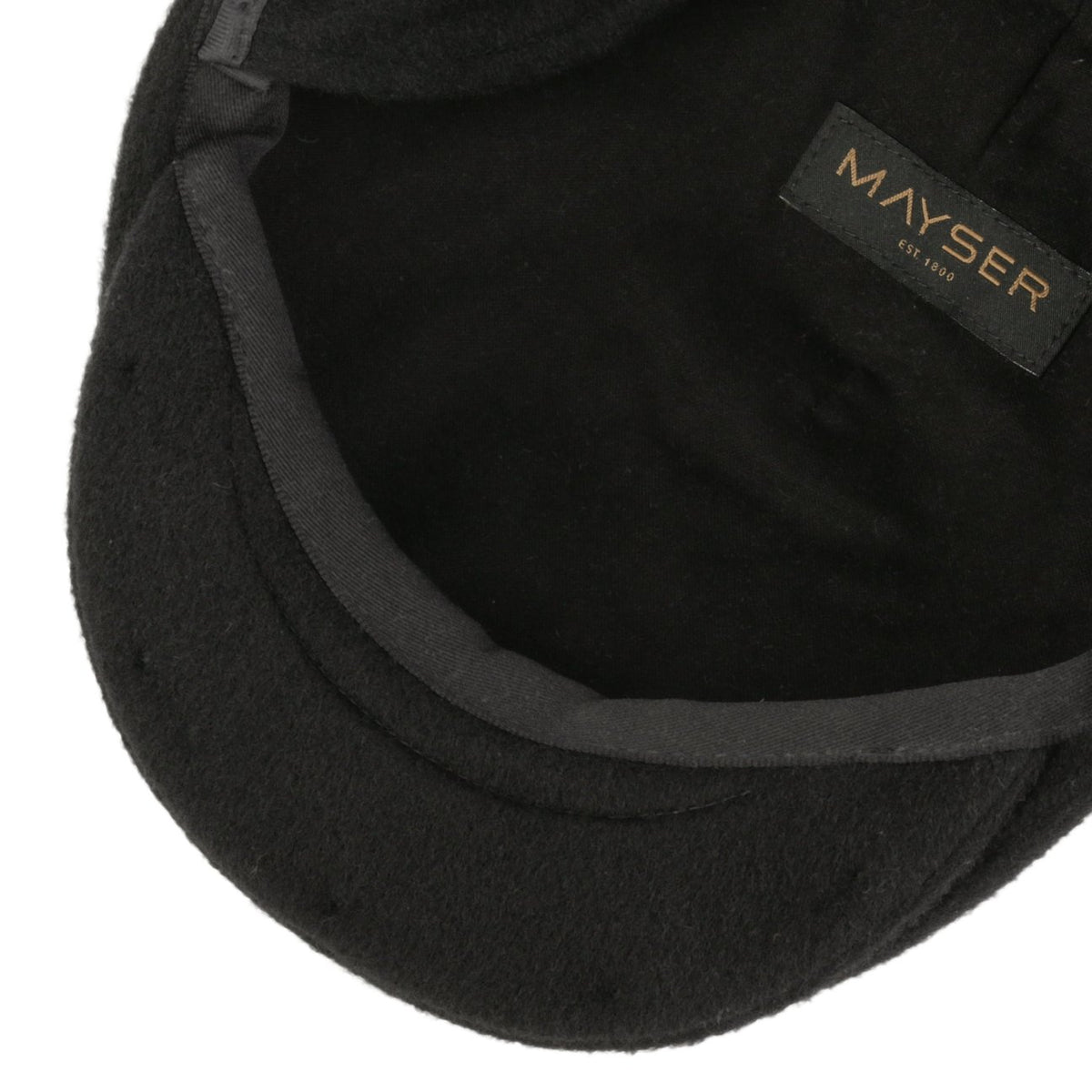 Sidney Alpaka Flatcap mit Ohrenklappen schwarz 9