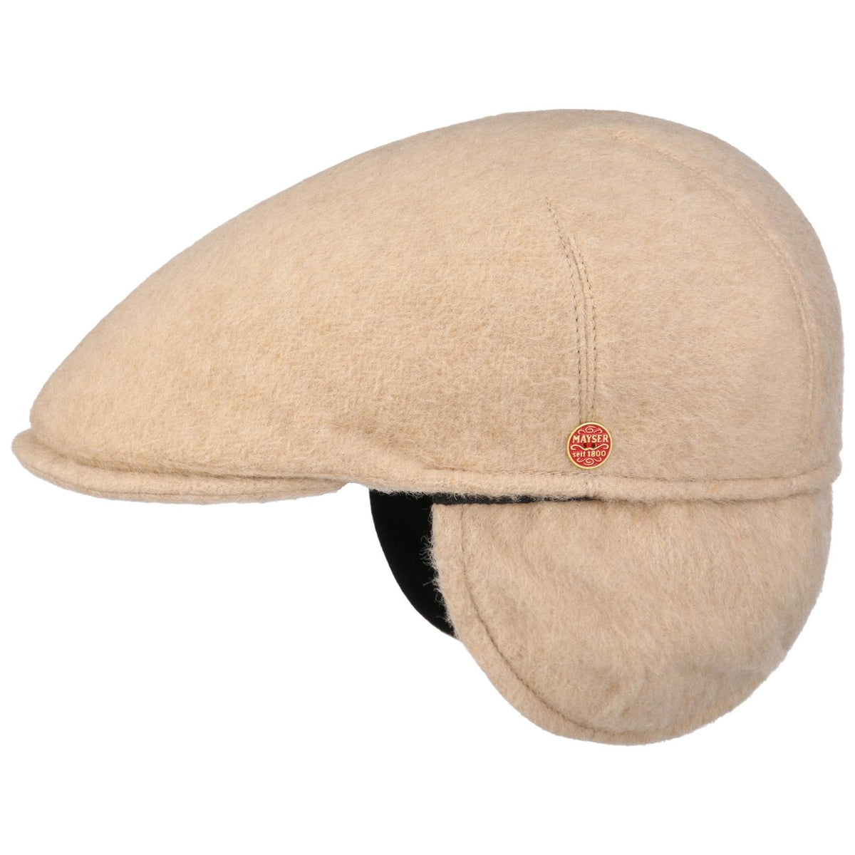 Sidney Alpaka Flatcap mit Ohrenklappen beige 1