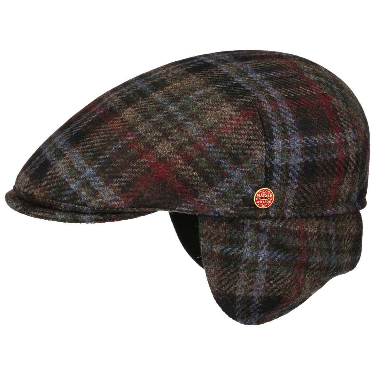 Sidney Virgin Wool Flatcap braun 1