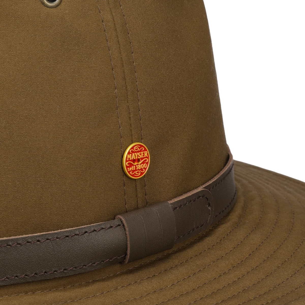 Menowin Waxed Cotton Hut oliv 4