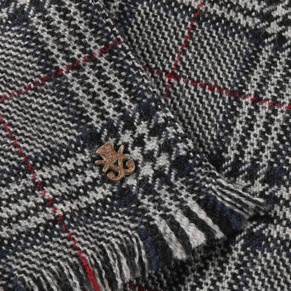 Marzio German Wool Schal Zechbauer grau 2