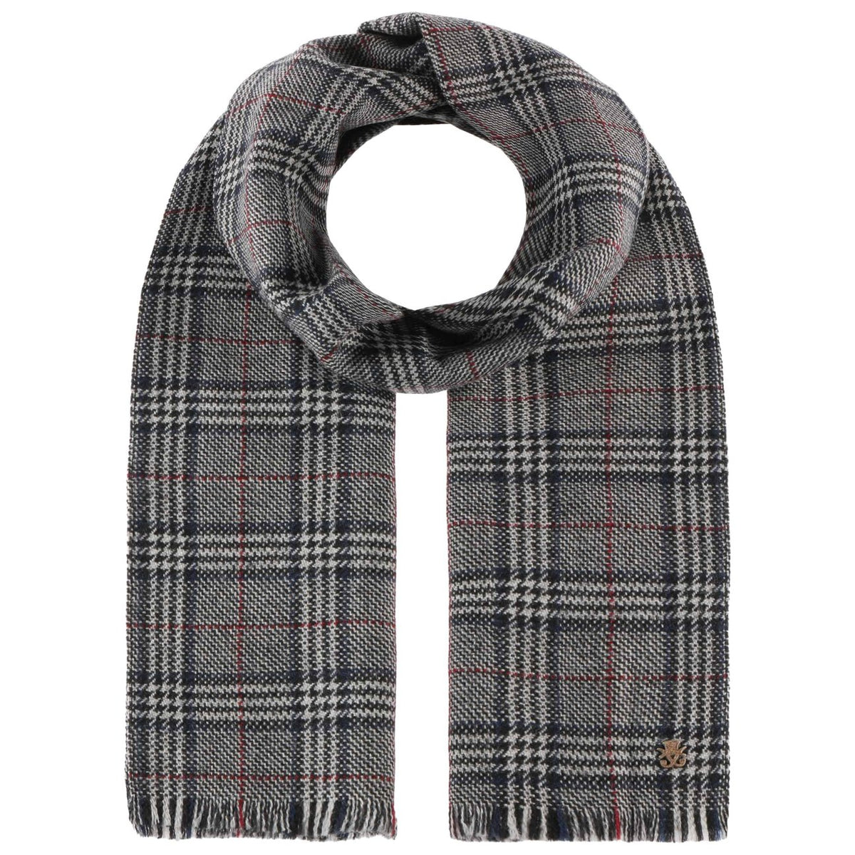 Marzio German Wool Schal Zechbauer grau 1
